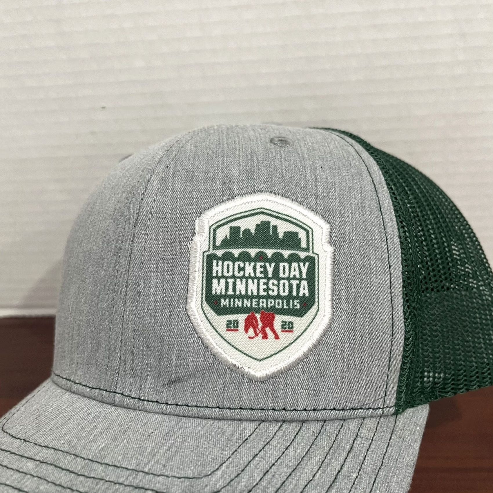 Vintage Richardson Hockey Day Minnesota Wild 2020 Hat Cap Snap Back Gray Green Trucker Mens One Size Gray Vintage: No Size ONE SIZE - 2 Thumbnail