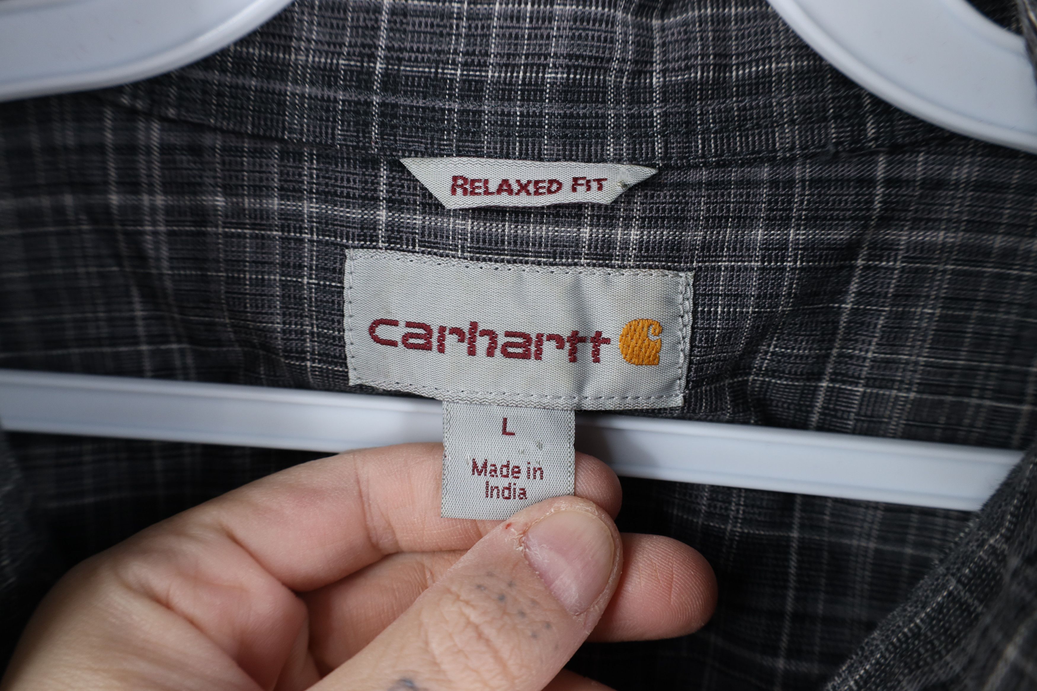 Carhartt Y2K Carhartt Fit Double Pocket Flannel Button Down Shirt Size US L / EU 52-54 / 3 - 9 Thumbnail