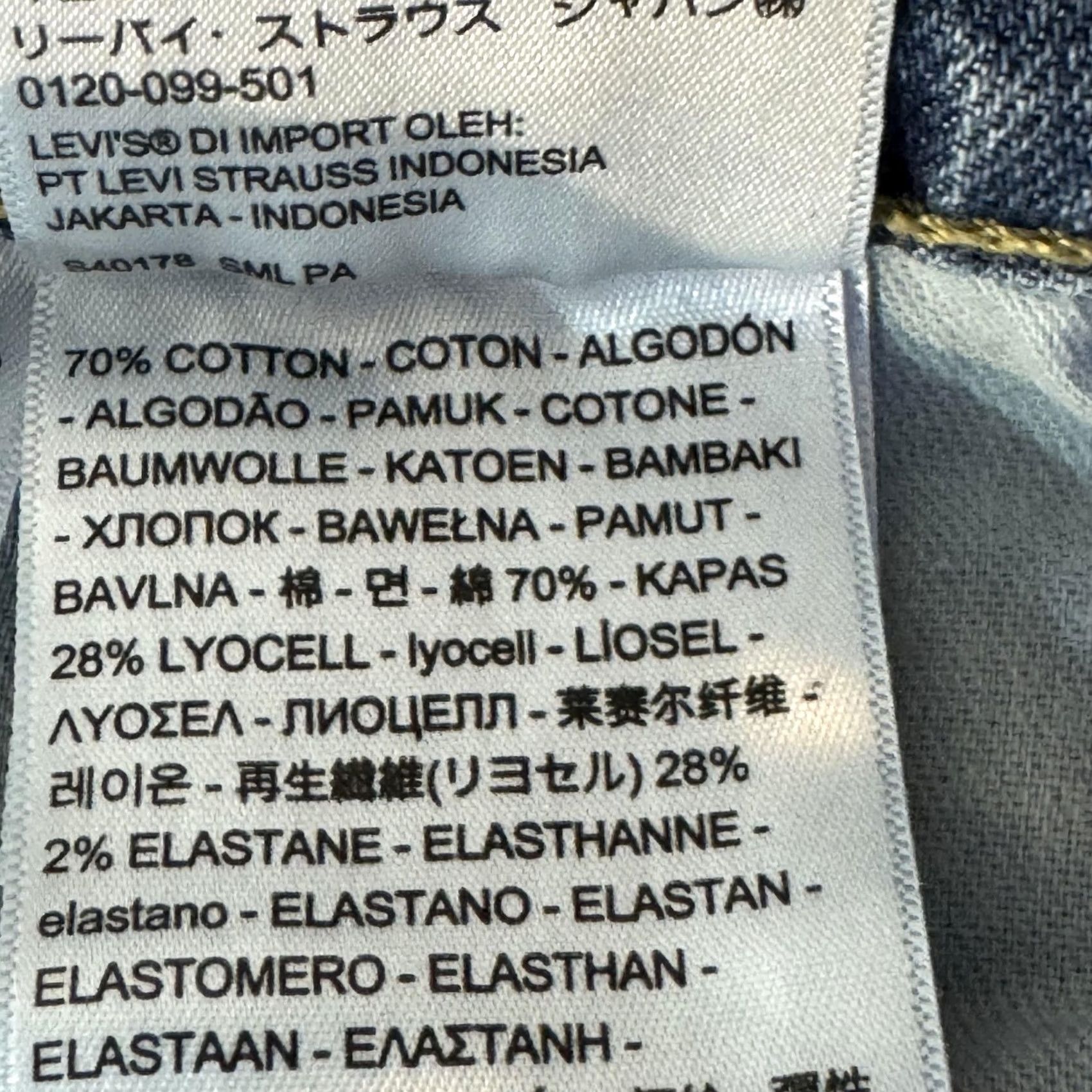 Levi's Levi's Jeans Mens 36x34 Blue Whiskered Taper Stretch Denim Pants 502 Regular Modern Size US 36 / EU 52 - 5 Thumbnail