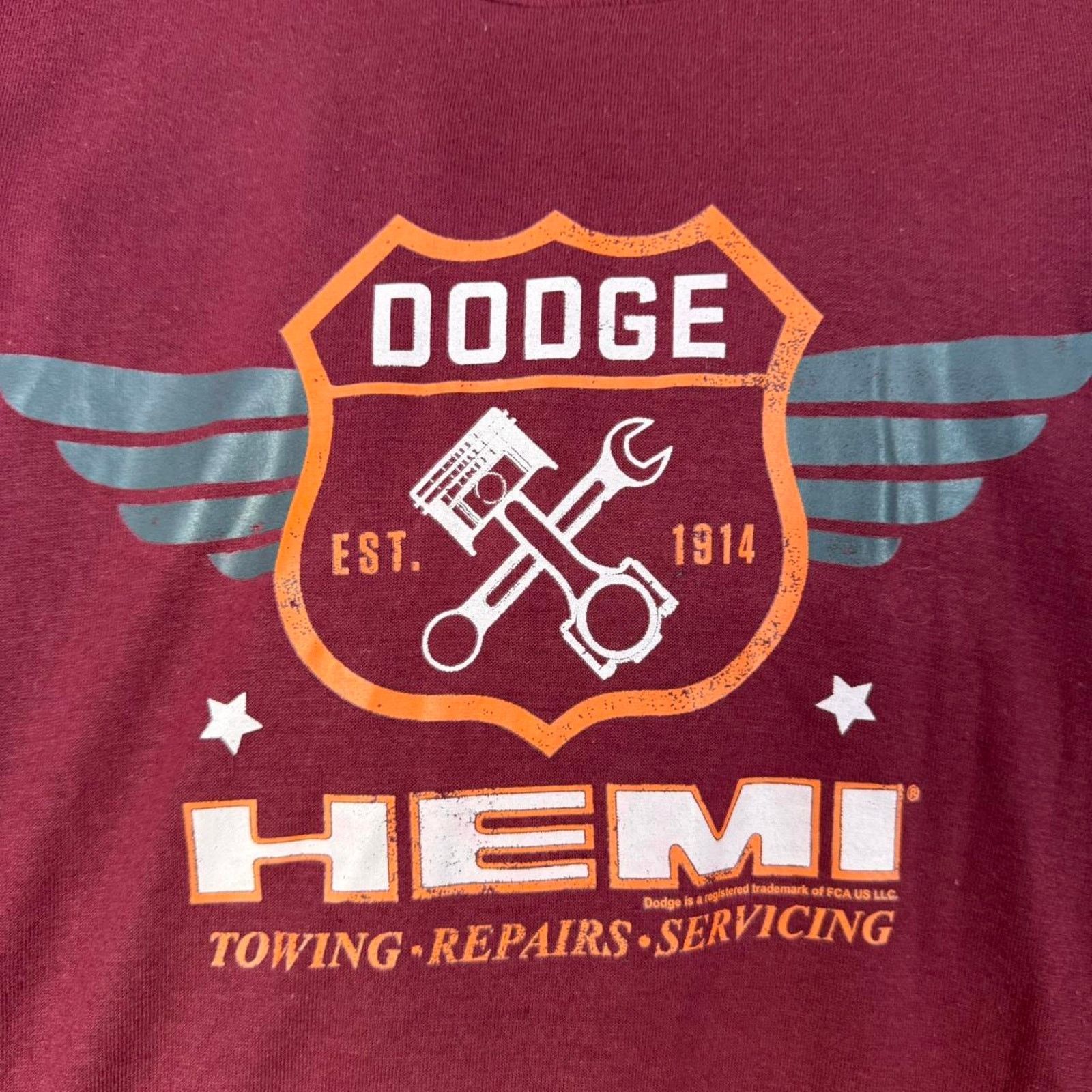 Jerzees Vintage 80s Dodge Hemi Retro Car T-Shirt Size US M / EU 48-50 / 2 - 5 Thumbnail