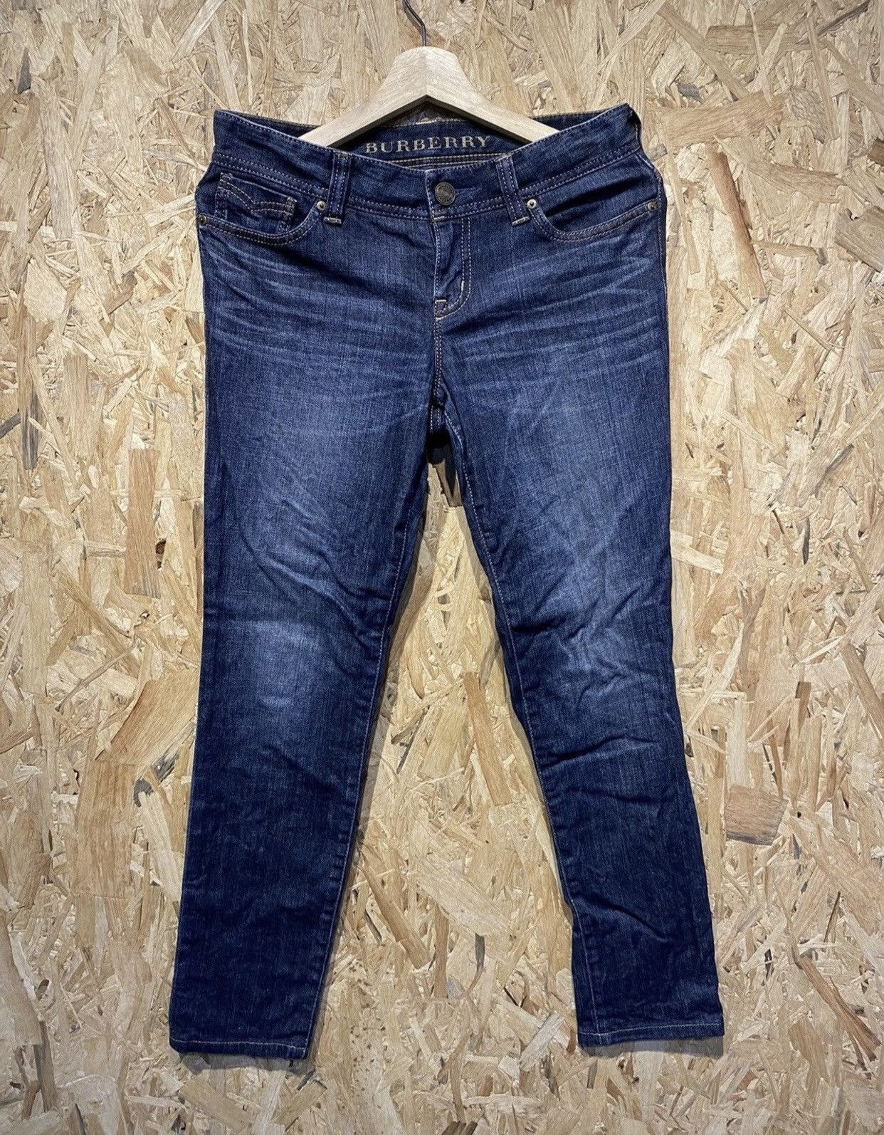 Burberry 90’s BURBERRY RARE RETRO OLD MONEY SKINNY JEANS Size US 30 / EU 46 - 2 Thumbnail