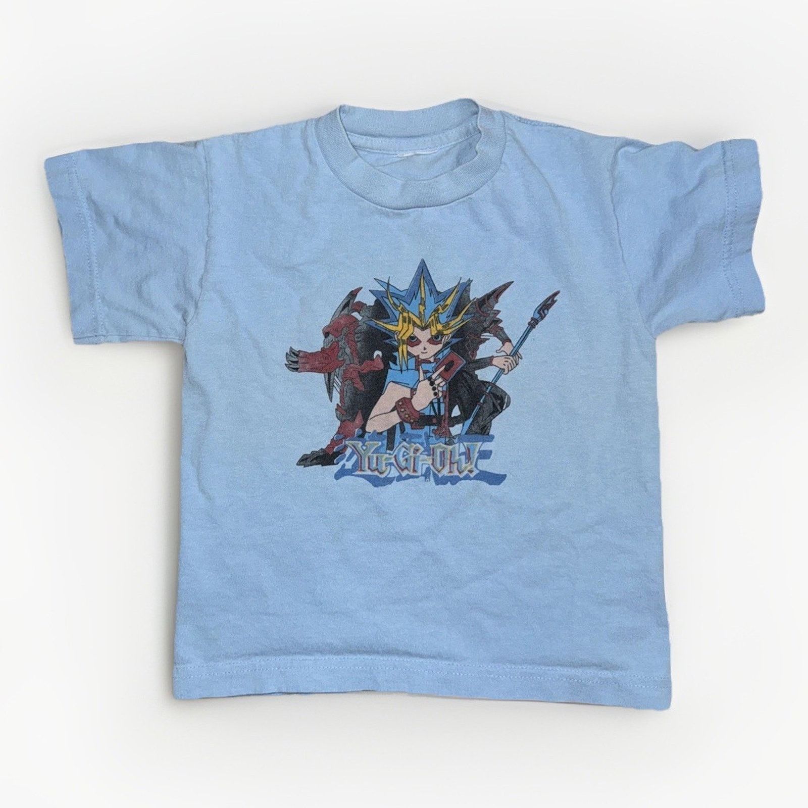 Vintage Vintage Kids Yu-Gi-Oh! T-Shirt Blue Anime TCG Small Size US S / EU 44-46 / 1 - 1 Thumbnail