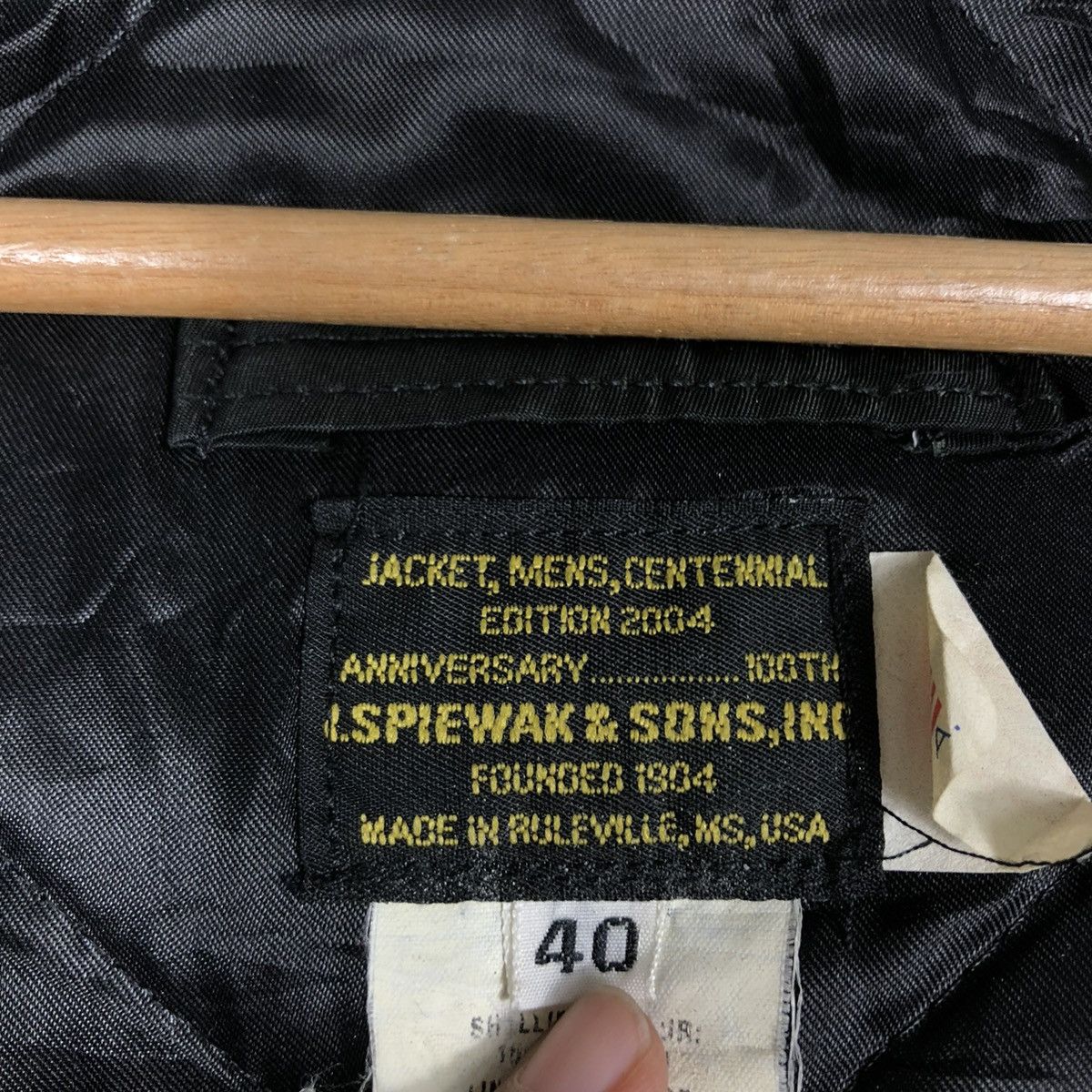 I. Spiewak And Sons 📌VINTAGE BOMBER JACKET 1N3BFJ I.SPIEWAK SON FUR HOODIE Size US M / EU 48-50 / 2 - 20 Thumbnail