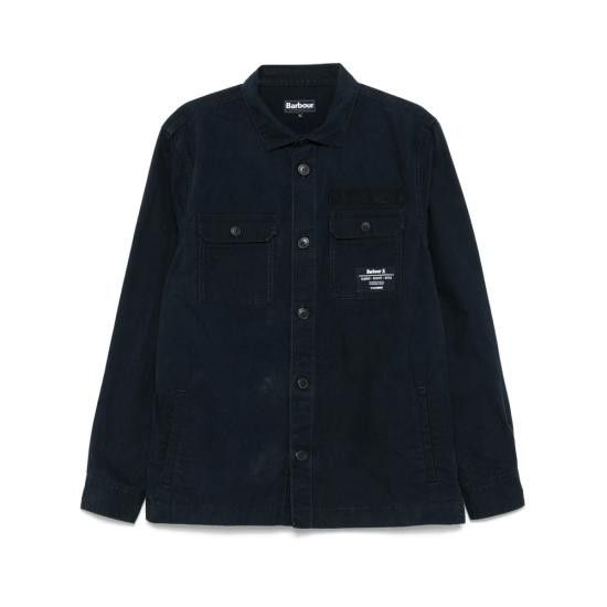 Barbour BARBOUR Men Long Tops MOS0368 NY91 BLUE Size US S / EU 44-46 / 1 - 1 Thumbnail
