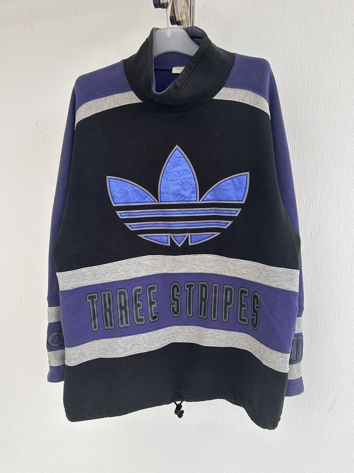 Adidas Three stripes adidas big logo vintage Size US XXL / EU 58 / 5 - 1 Thumbnail