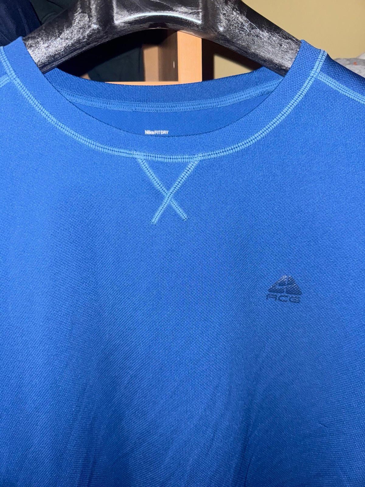 Nike Vintage Y2K Nike ACG FitDry Short Sleeve T-Shirt Rare Sz L Size US L / EU 52-54 / 3 - 3 Thumbnail