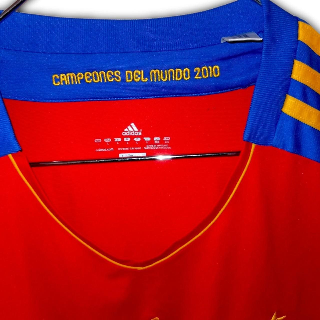 Adidas Spain 2011 2012 Euro Home Shirt Jersey international Size US L / EU 52-54 / 3 - 4 Thumbnail