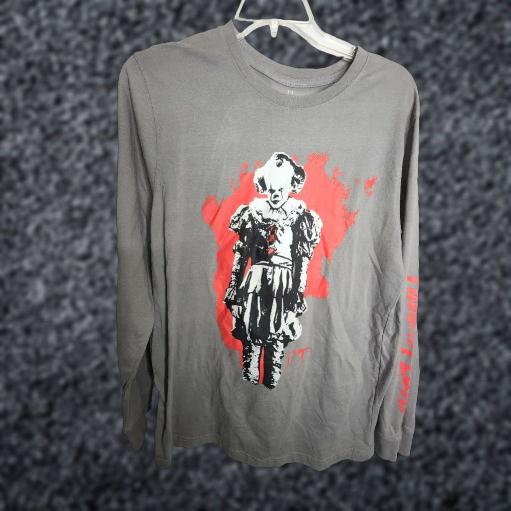 Vintage Mens L IT Chapter Two Grey Long Sleeve T Shirt Size US L / EU 52-54 / 3 - 1 Thumbnail