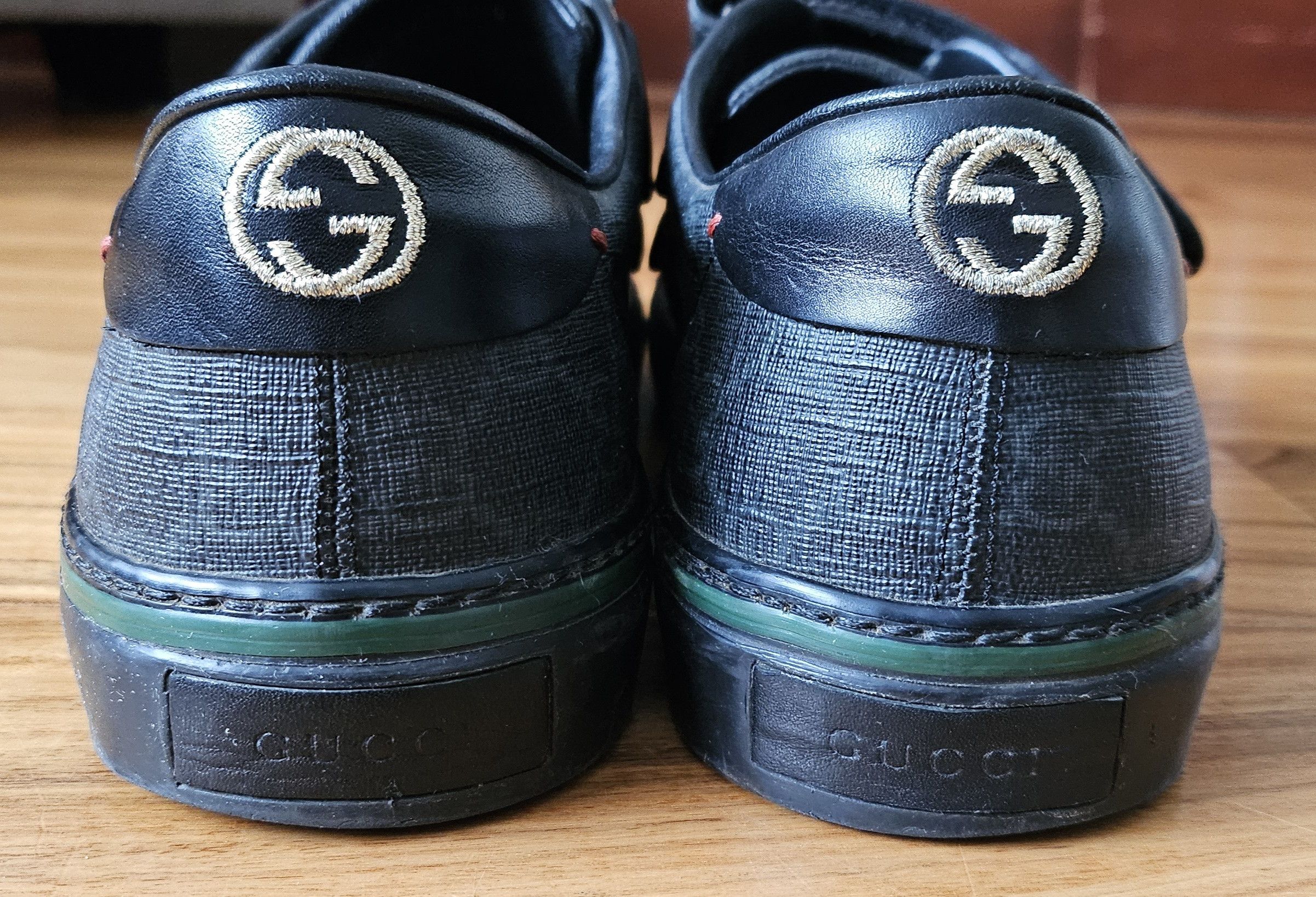 Gucci Men's Gucci Double Strap Sneakers 9.5 UK /10.5 US Size US 10.5 / EU 43-44 - 5 Thumbnail