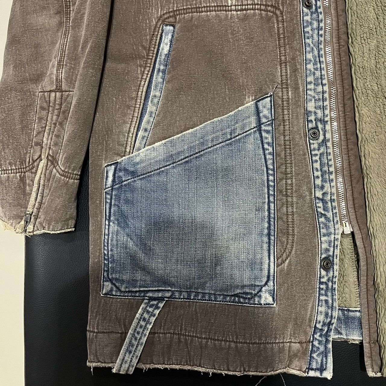 Diesel × Vintage Vintage diesel sicherheitsbekleidung faded distressed jacket Size US S / EU 44-46 / 1 - 9 Thumbnail