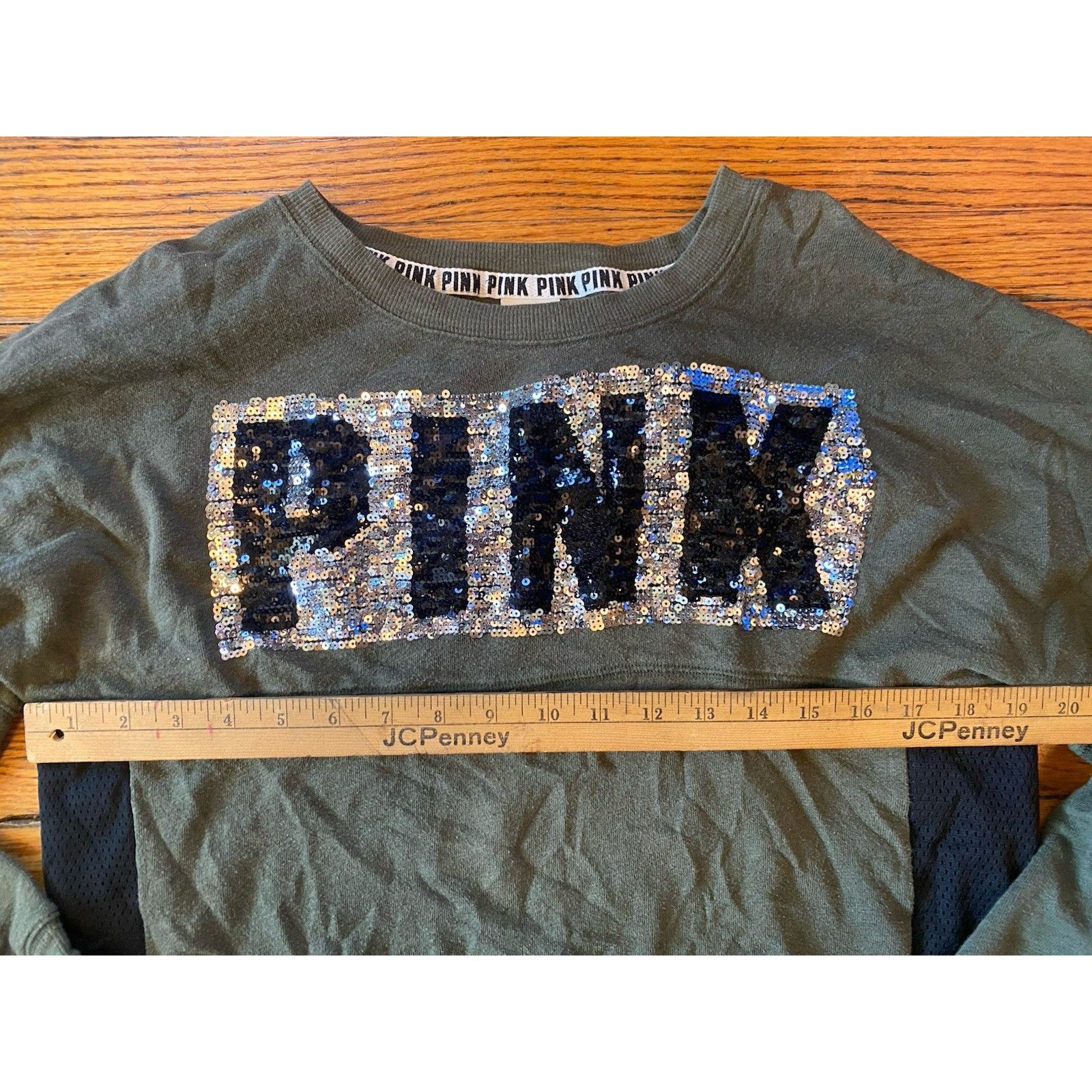 Victoria's Secret Victoria’s Secret PINK Bling Silver Shirt Women’s M Size M / US 6-8 / IT 42-44 - 4 Thumbnail