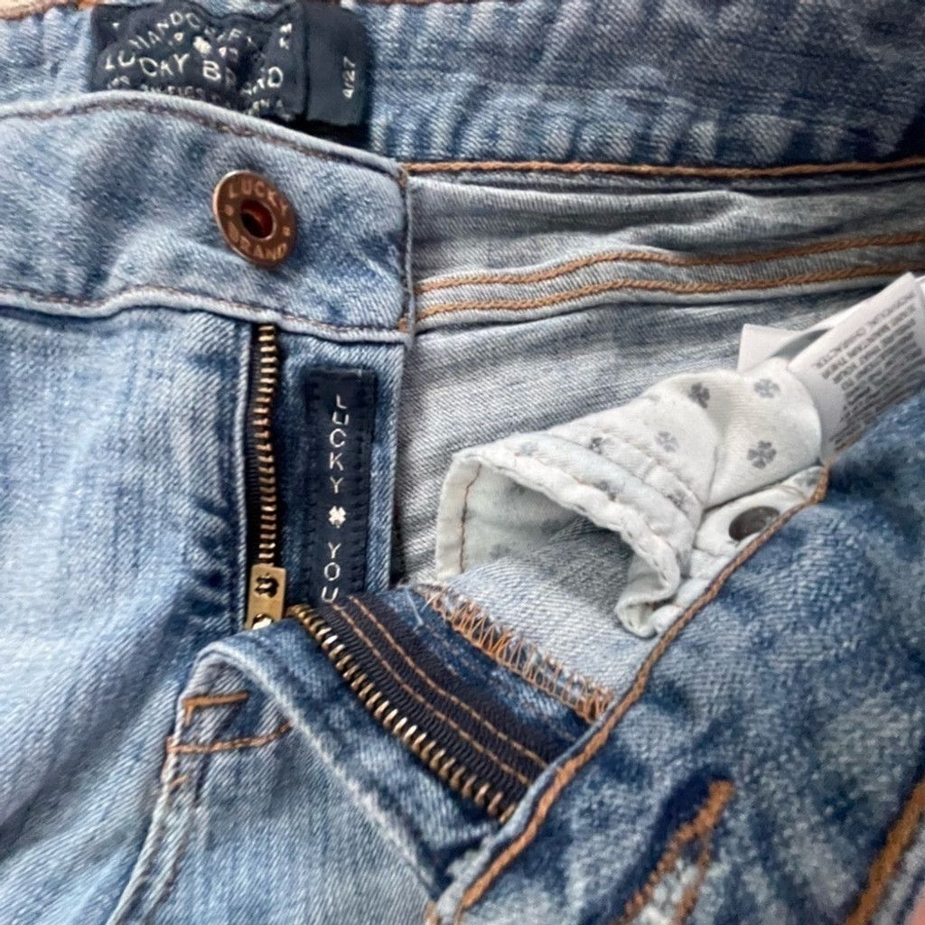 Lucky Brand LUCKY BRAND Lolita Capri Blue Jean Women’s Size 4/27. Size 27" / US 4 / IT 40 - 9 Thumbnail