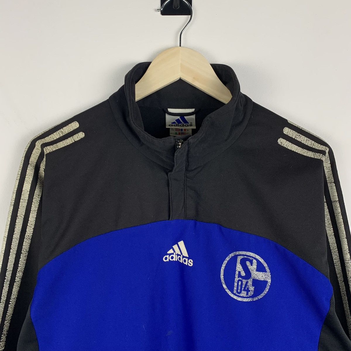 Adidas Men’s Adidas Shalke 04 Soccer Football Sweatshirt Size M Size US M / EU 48-50 / 2 - 6 Thumbnail