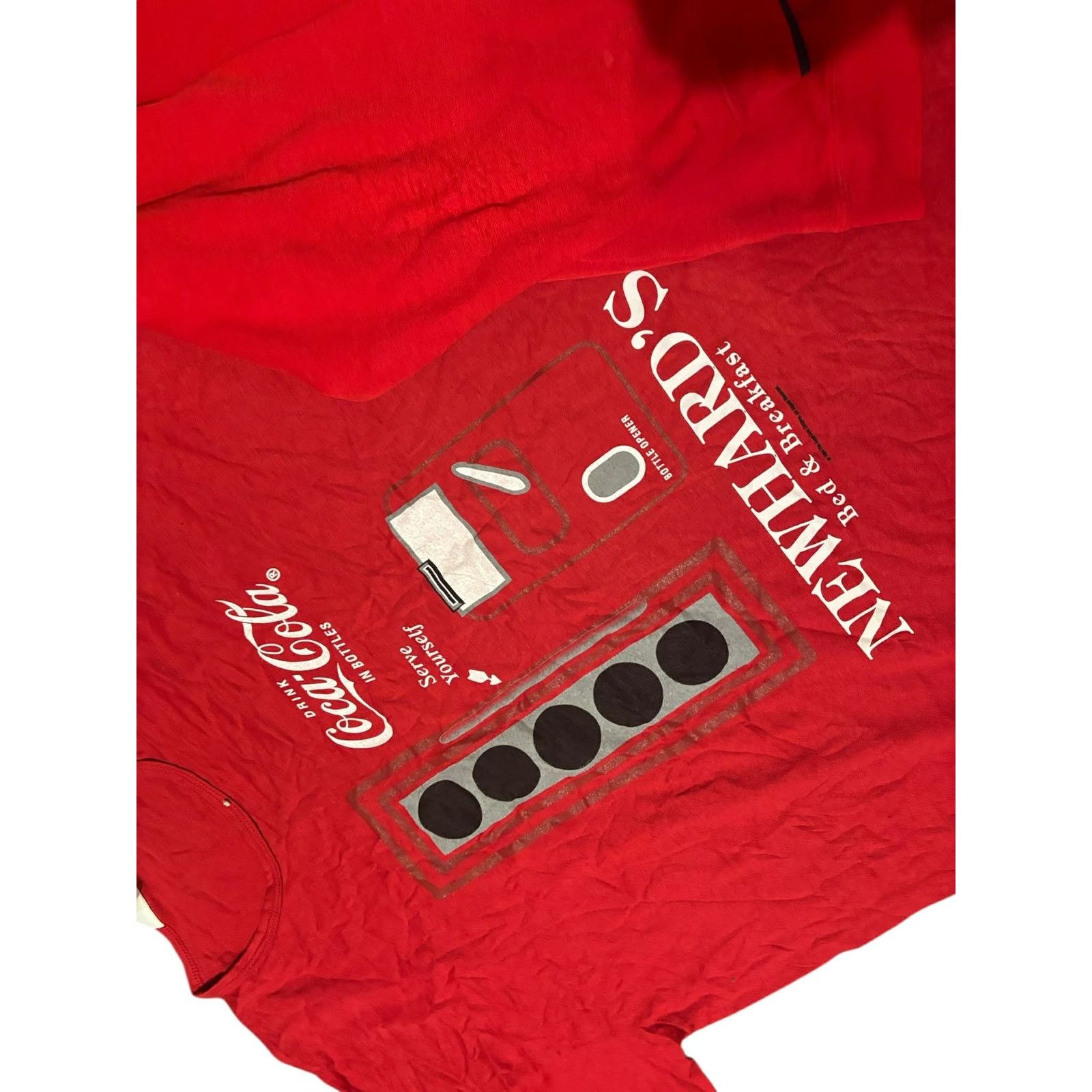 Coca Cola 2pc VTG Coca Cola Crewneck Sweatshirt Red Single Stitch XL Size US XL / EU 56 / 4 - 6 Thumbnail
