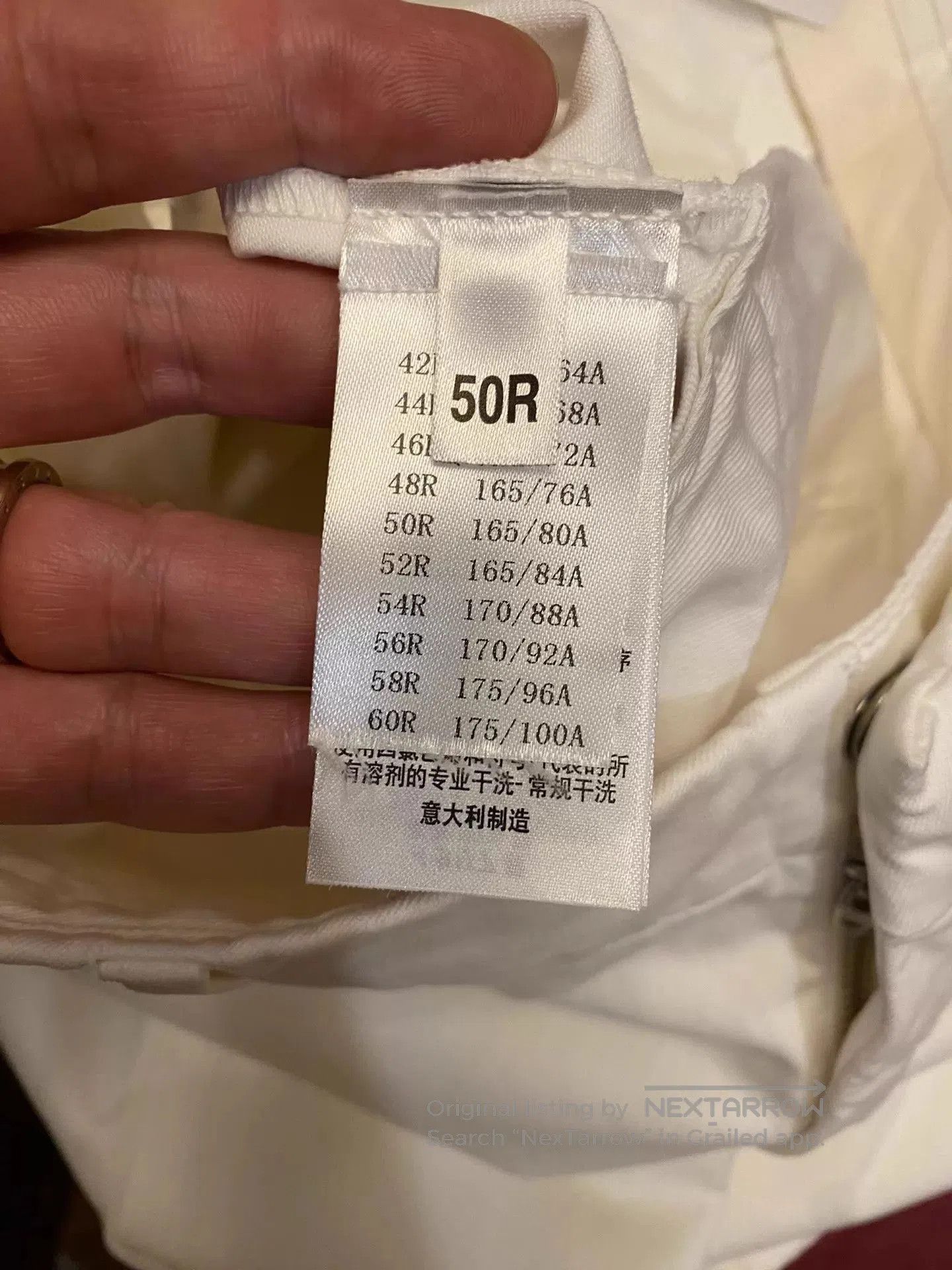 Alfred Dunhill White Casual Pants Size 34. Size US 34 / EU 50 - 7 Thumbnail