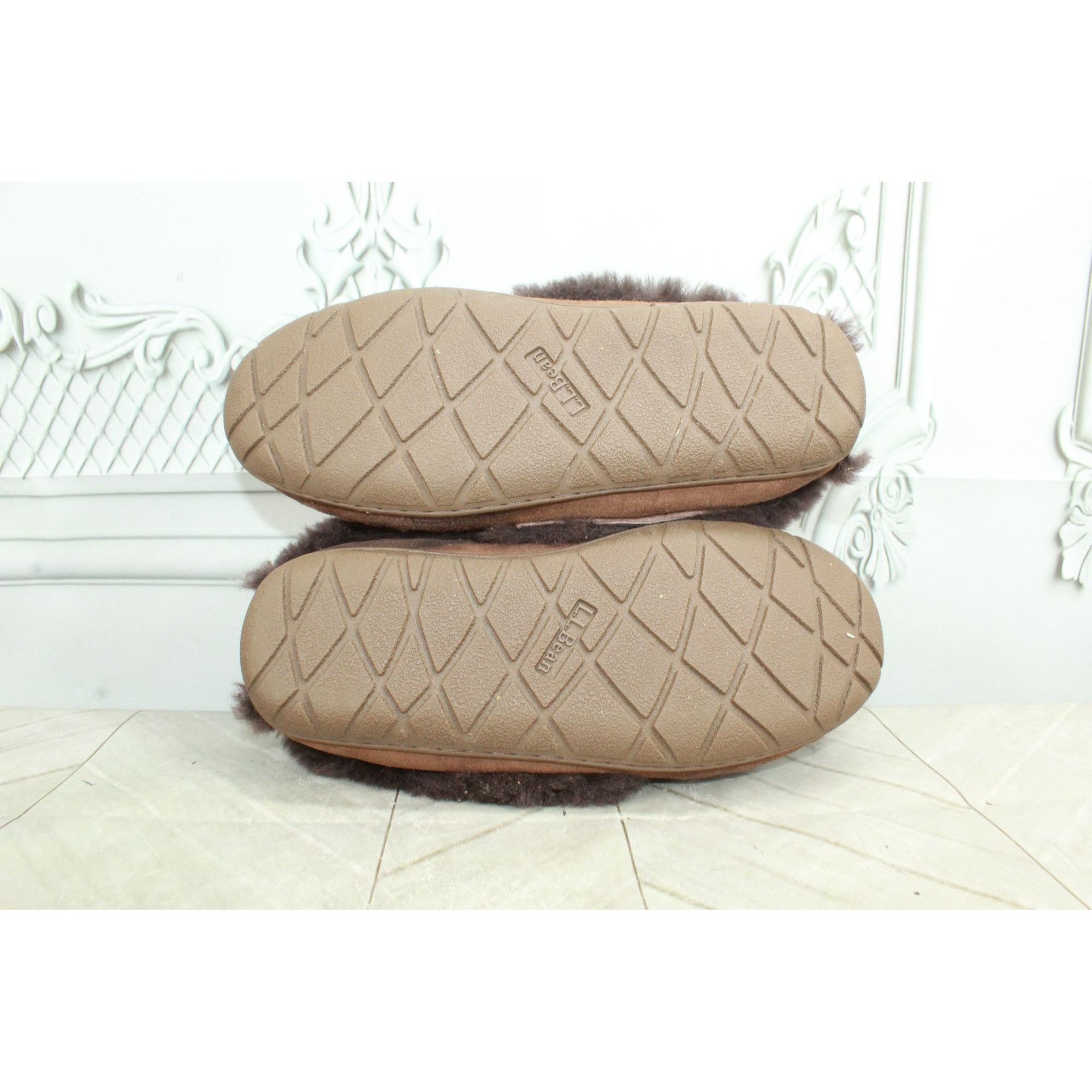 L.L. Bean LL Bean Women's Wicked Good Moccasins Shearling Size US 7 / IT 37 - 9 Thumbnail