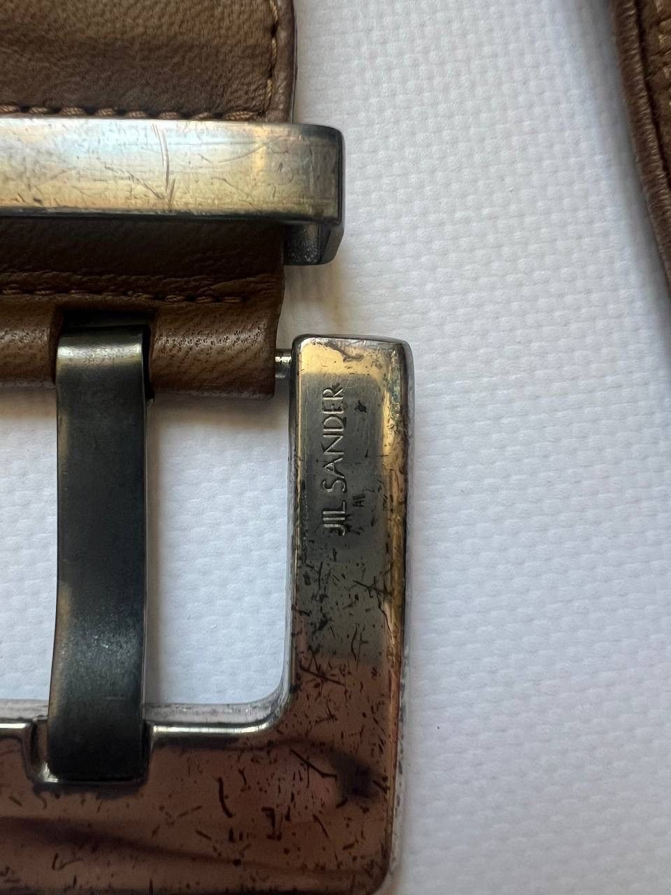 Japanese Brand × Jil Sander Vintage rare Jil Sander 90s braided pleated leather belt Size ONE SIZE - 6 Thumbnail