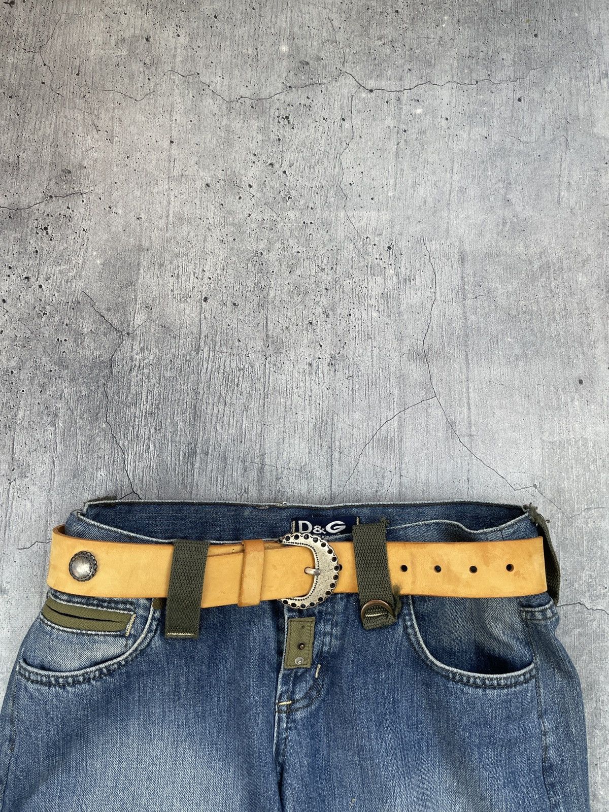 Other Vintage Rifles Leather Belt Gun Western Cowboy Brown Size 30 - 2 Thumbnail
