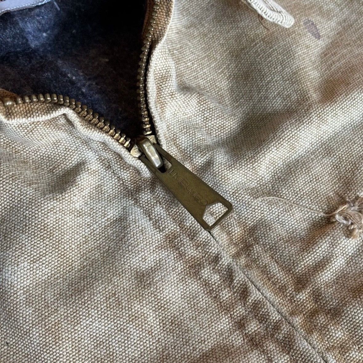 Carhartt Vintage 80s Carhartt Detroit Jacket Acid Washed Size US M / EU 48-50 / 2 - 5 Thumbnail