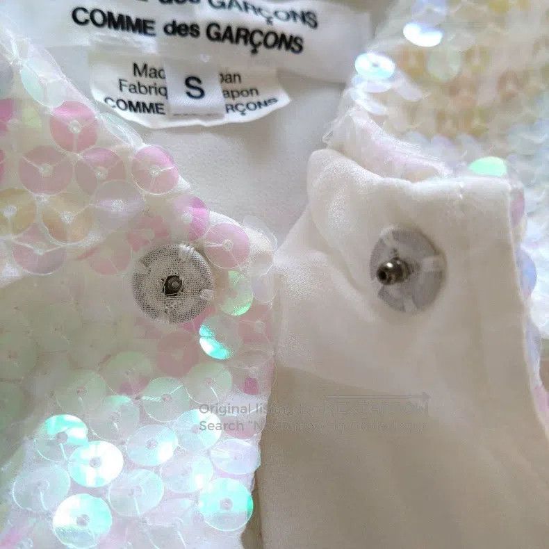 Comme des Garcons Comme Des Garcons Fully sequined round-neck shirt Size S / US 4 / IT 40 - 4 Thumbnail