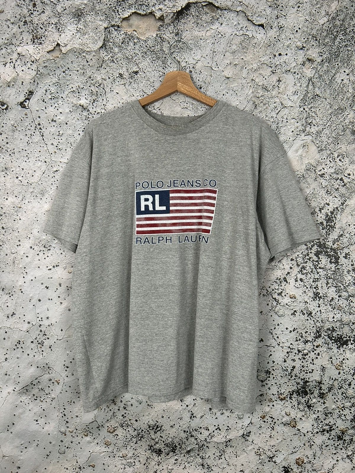 Polo Ralph Lauren Vintage Polo Jeans Co Ralph Lauren USA Graphic Tee 90s Size US XL / EU 56 / 4 - 1 Thumbnail