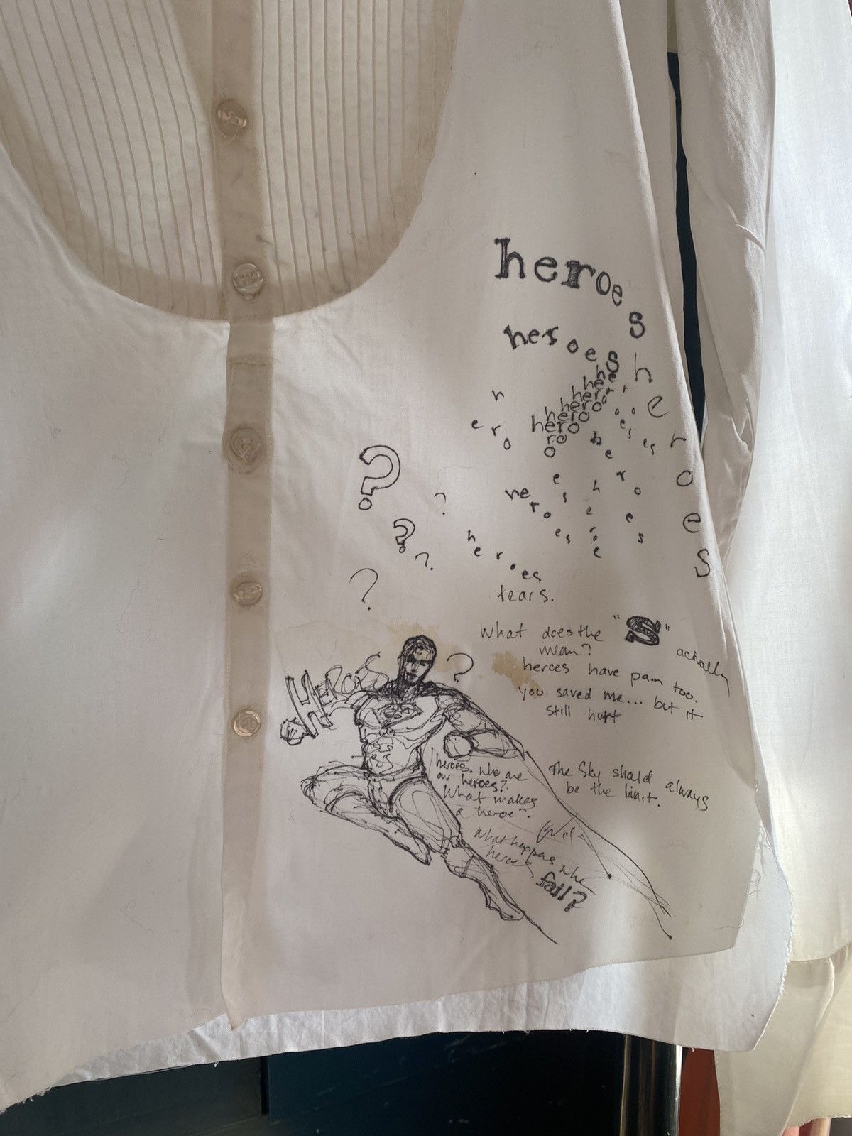 Greg Lauren greg lauren 1/1 drawing shirt Size US S / EU 44-46 / 1 - 2 Thumbnail
