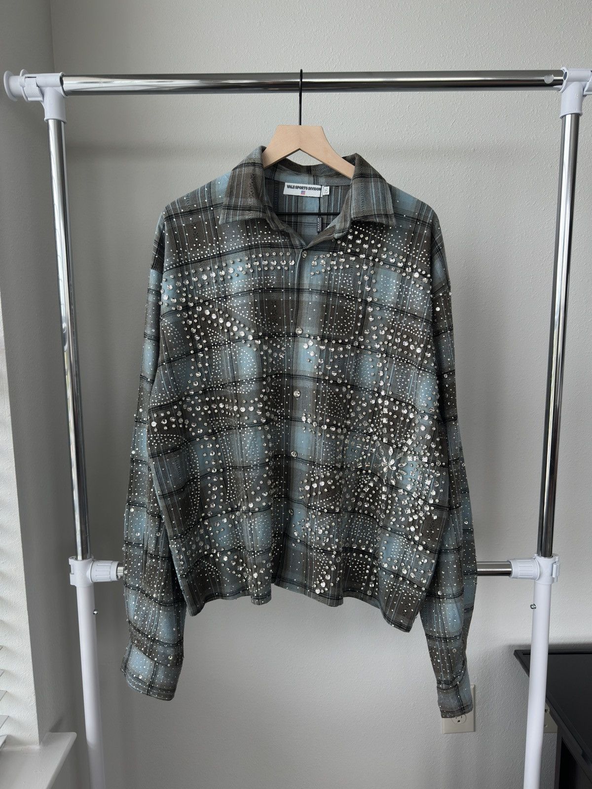 Vale Vale Ocean Flannel Rhinestone Turquoise Size US XXL / EU 58 / 5 - 1 Thumbnail