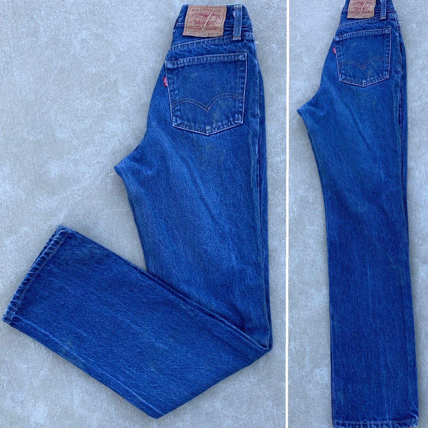 Levi's VINTAGE Levi’s 501 Jeans Women's Juniors 501 Blue Denim 26x32 30 36 7 M Made in USA Jeans Mens? Size 28" / US 6 / IT 42 - 3 Thumbnail