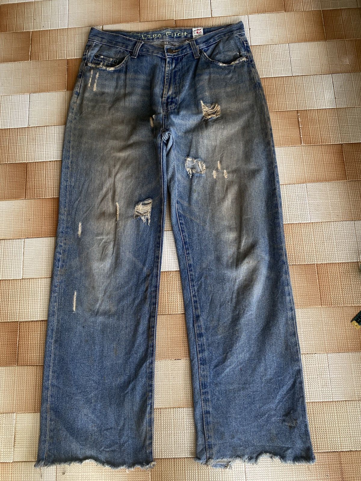 Beauty Beast × PPFM Vintage ezra stitch flare denim Size US 30 / EU 46 - 2 Thumbnail