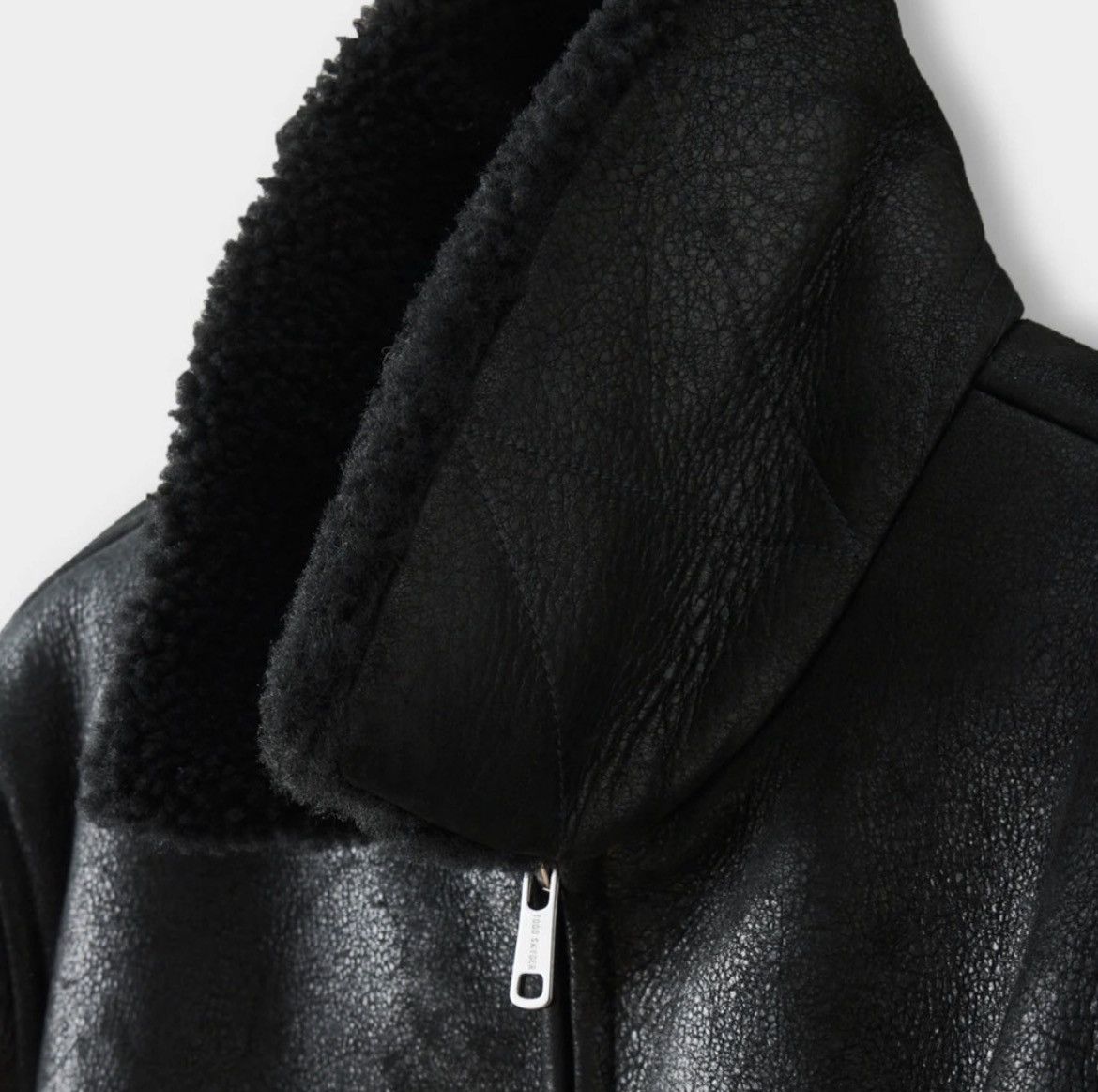 Todd Snyder Italian Shearling Leather Aviator Bomber Jacket Large Size US L / EU 52-54 / 3 - 8 Thumbnail