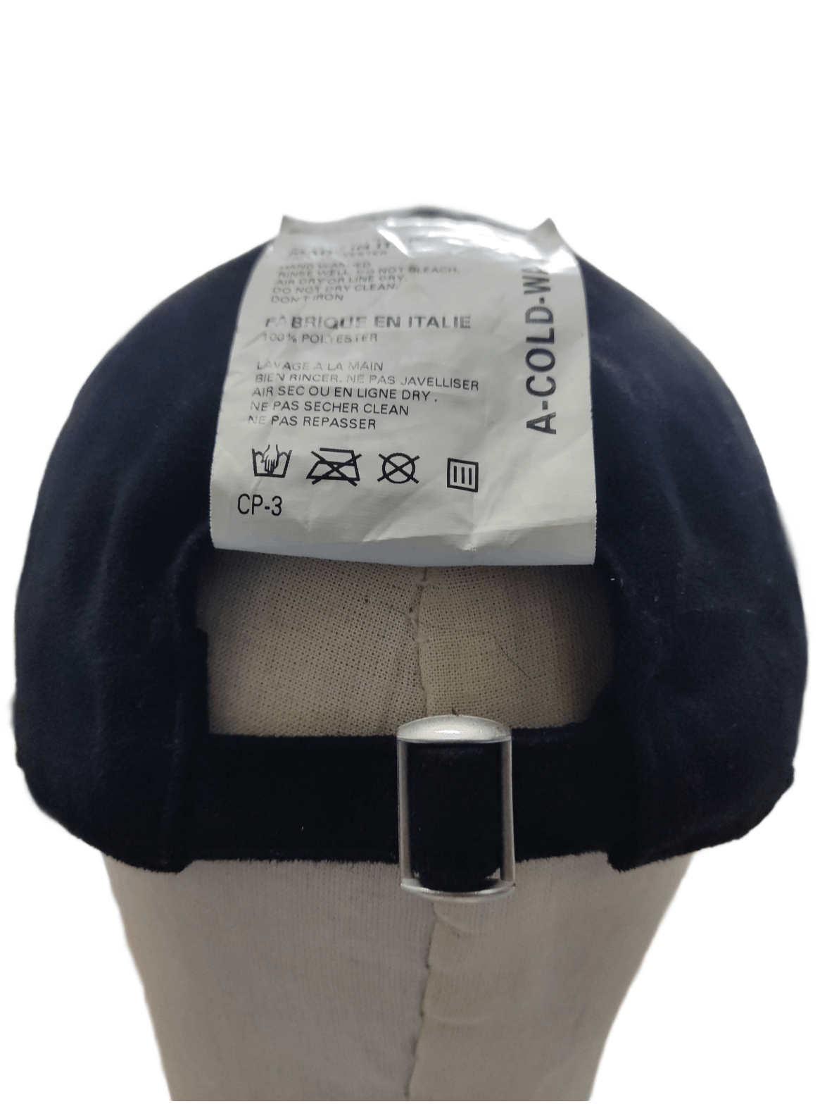 A-COLD-WALL* A COLD WALL Faux Leather Baseball Hat Black Colour Size ONE SIZE - 5 Thumbnail