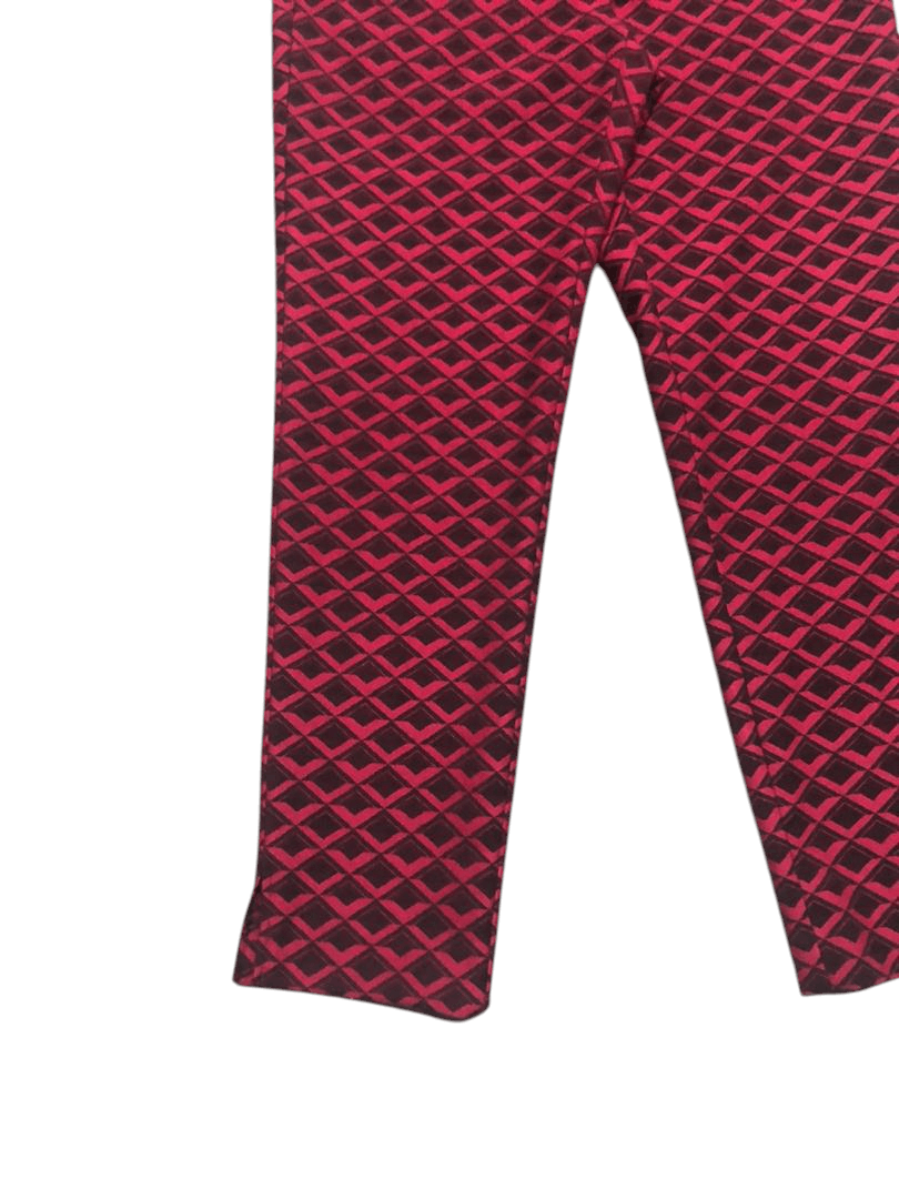 Krizia × Krizia Uomo Evex By Krizia Geometric Colourful Ankle Pants Women Size 30" / US 8 / IT 44 - 5 Thumbnail