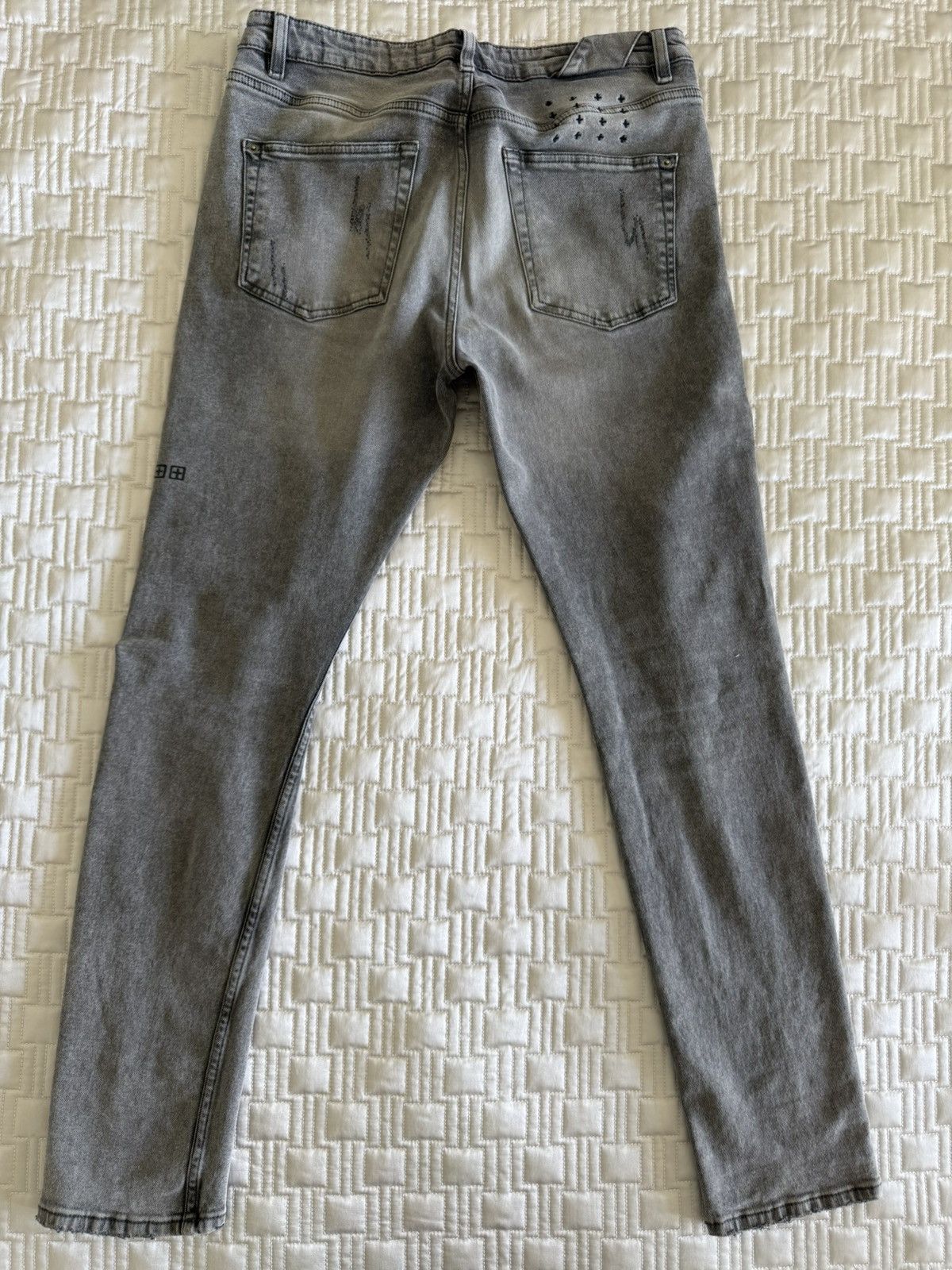 Ksubi Ksubi Chitch Prodigy Black Trashed Jeans size 32 Size US 32 / EU 48 - 2 Thumbnail