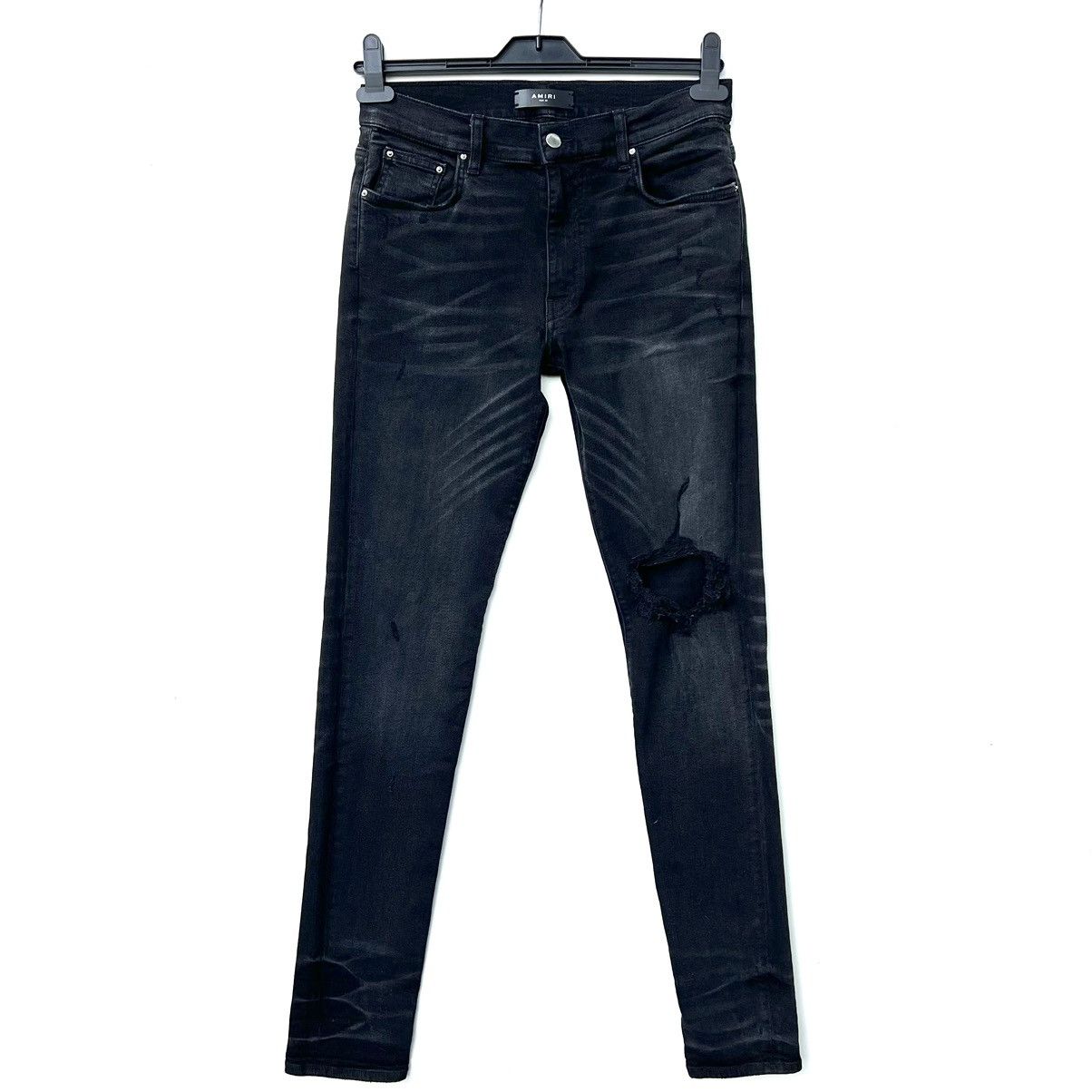 Amiri Broken Jean aged black amiri jeans Size US 32 / EU 48 - 1 Thumbnail