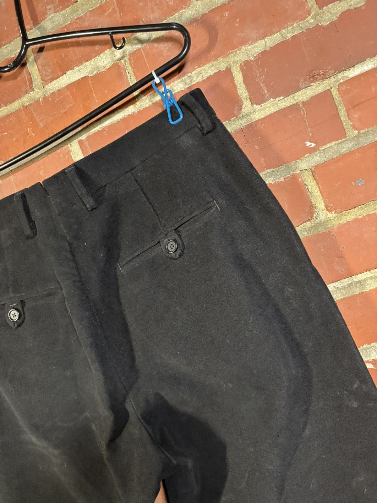 Billy Reid NWT Billy Reid Black Twill Moleskin Pants Sz 31 (33 x 35.5) Size US 31 - 6 Thumbnail