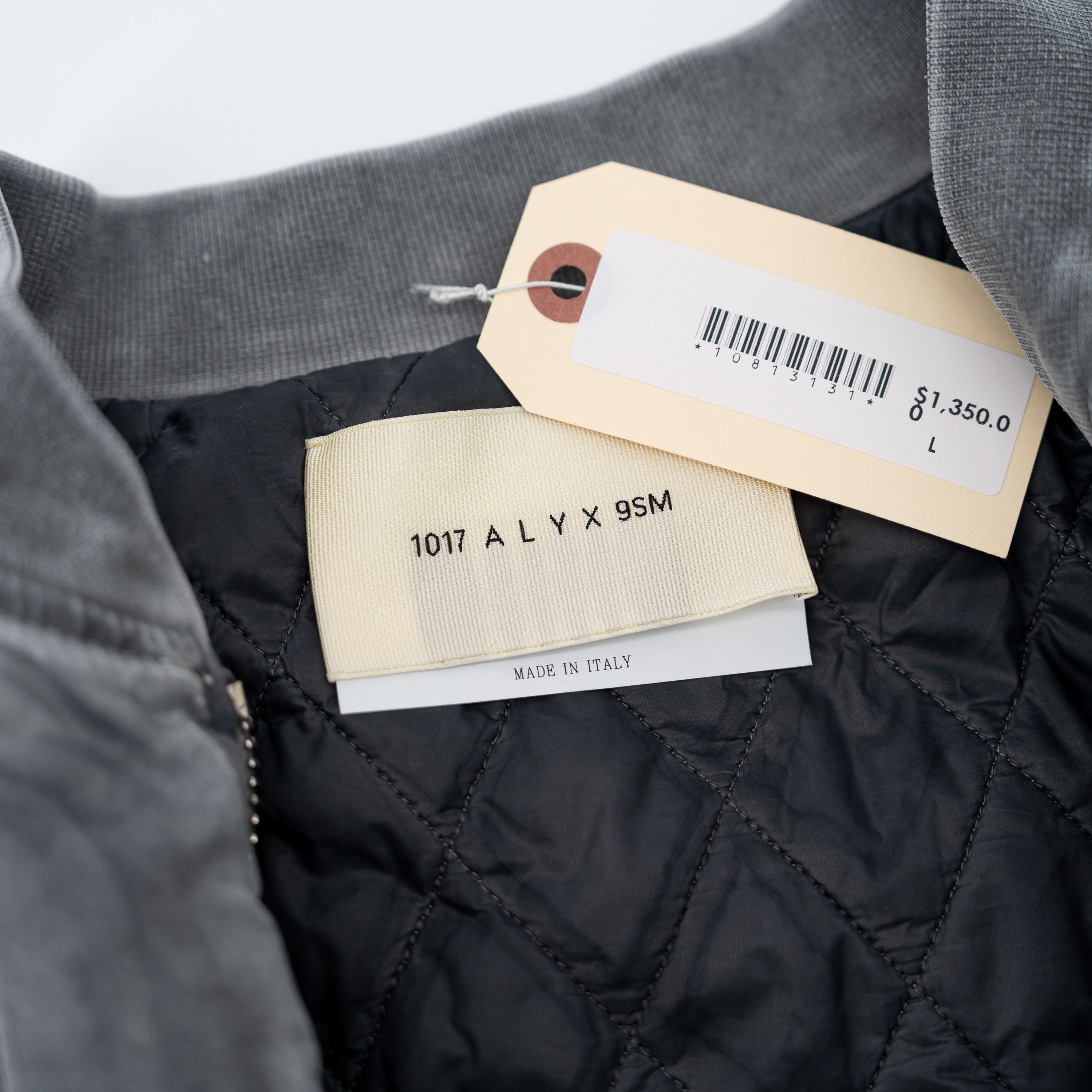 1017 ALYX 9SM size L - 1017 ALYX 9SM Gray Overdyed Bomber Jacket Grey Size US L / EU 52-54 / 3 - 3 Thumbnail