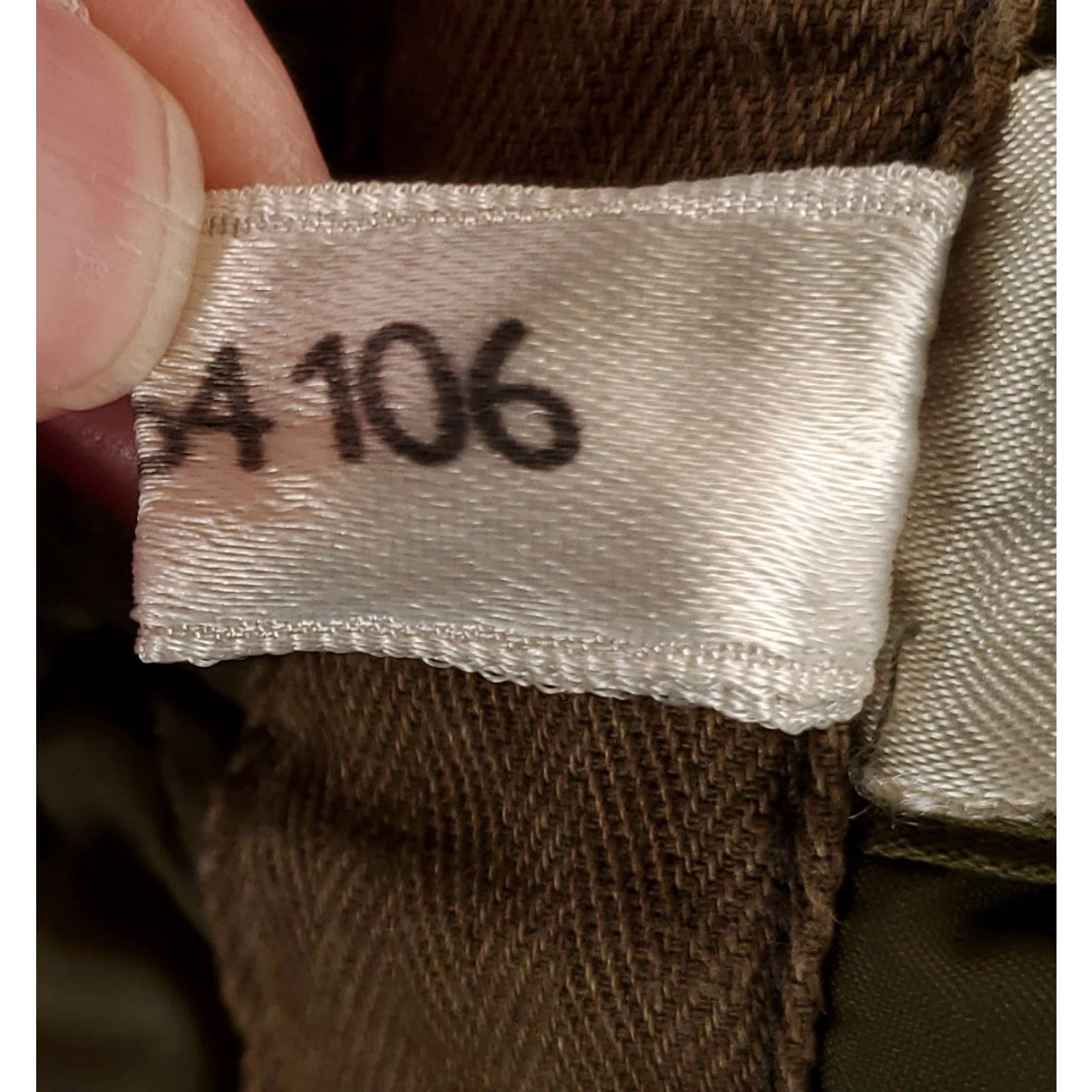 Olive Czech Military Quilted Pant Liner Olive Green Mens M 34x28 Size US 34 / EU 50 - 4 Thumbnail