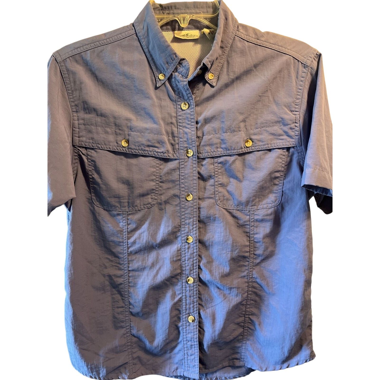 White Sierra White Sierra Womens Button Down Hiking Fishing Shirt M SS Size M / US 6-8 / IT 42-44 - 1 Thumbnail