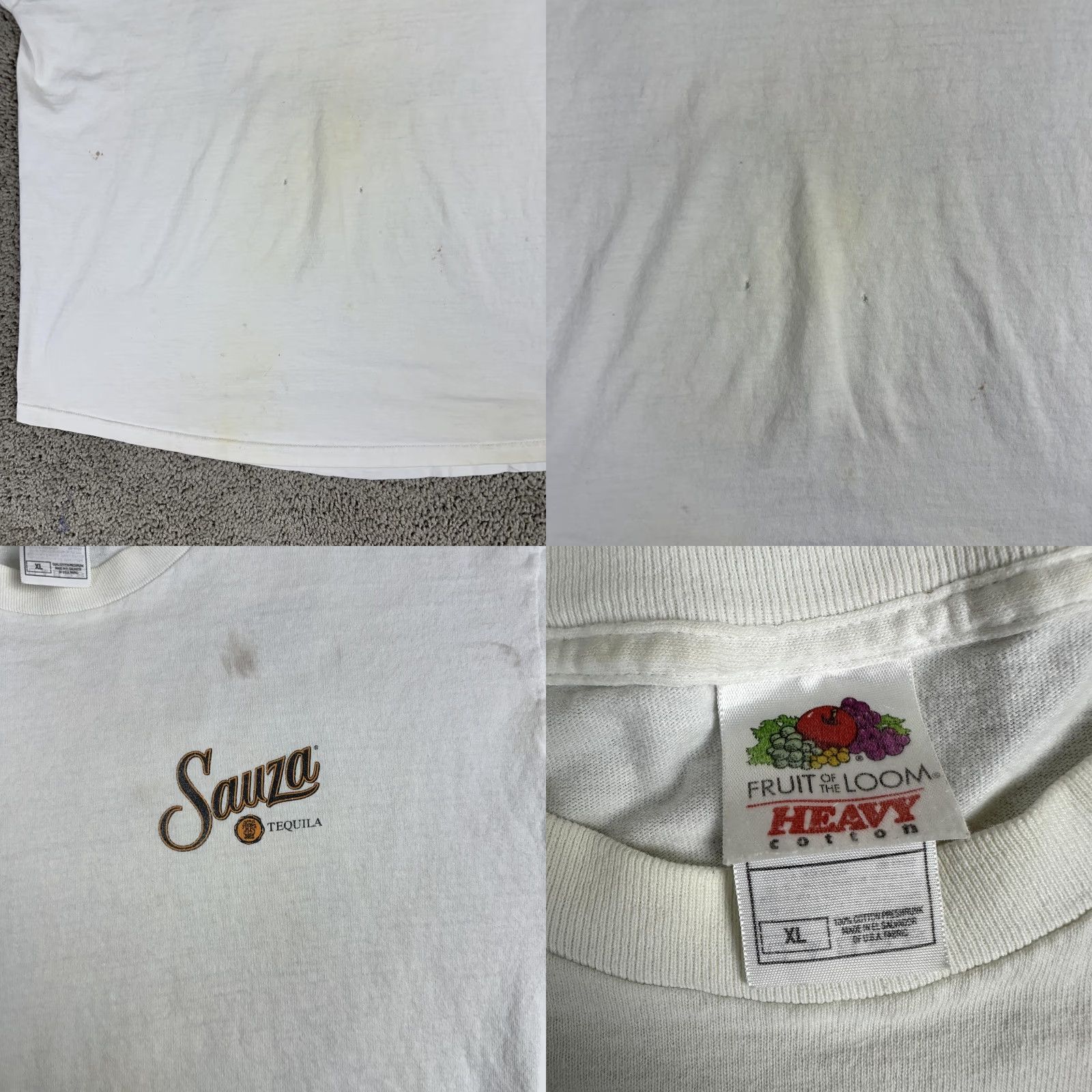 Fruit Of The Loom VTG Sauza Tequila Shirt Mens XL Celebrate Summer Margarita Graphic Advertising Shirt Size US XL / EU 56 / 4 - 8 Thumbnail