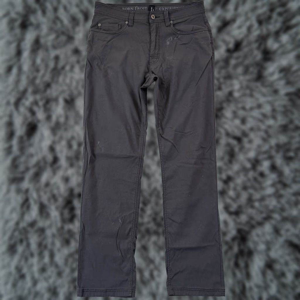 Prana Prana Mens Pants 32x32 Zion Slim Fit Nylon Chino Hiking Outdoor Straight 5-Pocket Gray Cap Rise Mid 32 in Regular Stretch Relaxed Jacket? Size US 32 / EU 48 - 1 Thumbnail