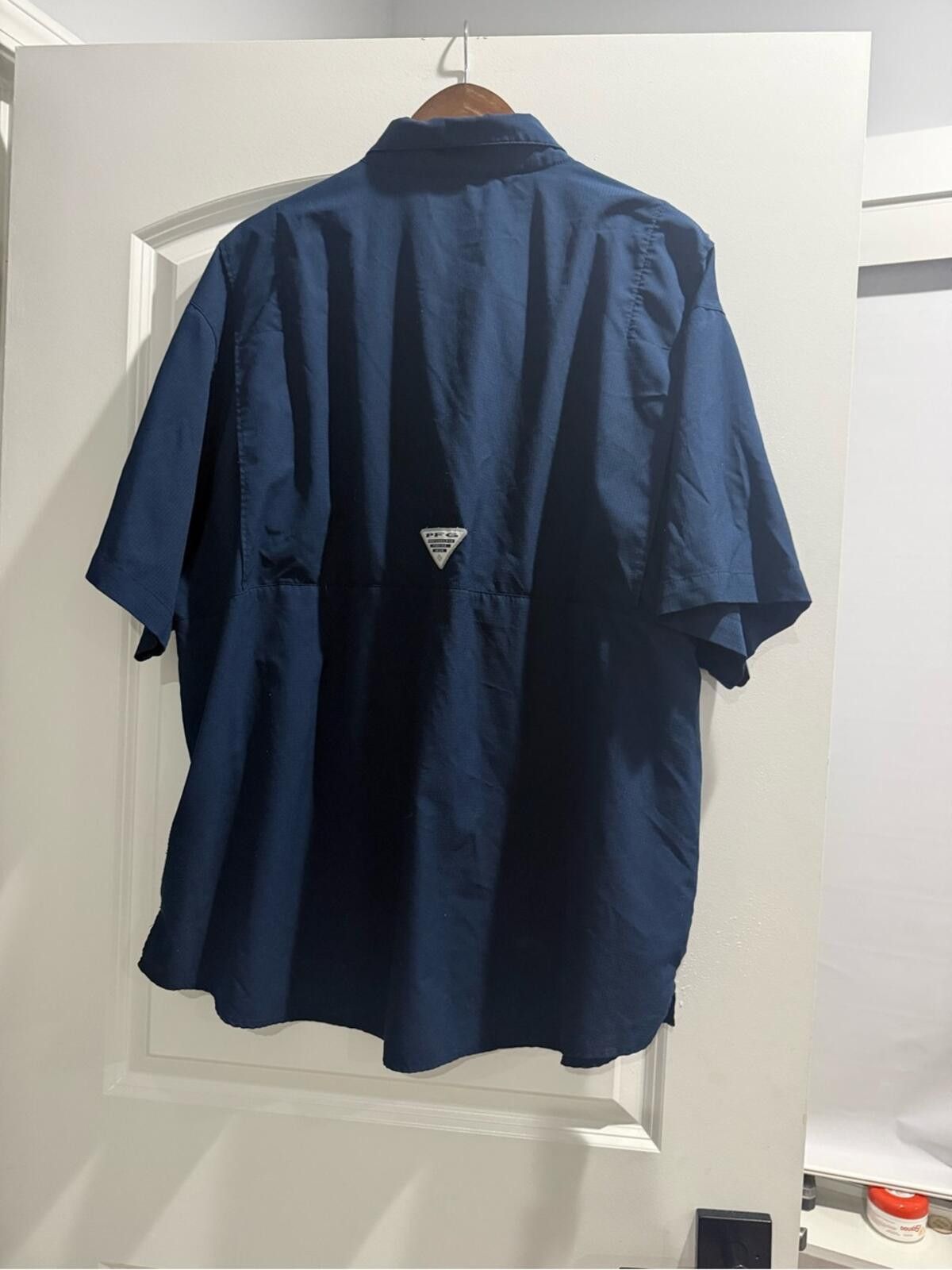 Columbia Auburn Columbia Short-Sleeve Button-Down Shirt Size US XL / EU 56 / 4 - 3 Thumbnail
