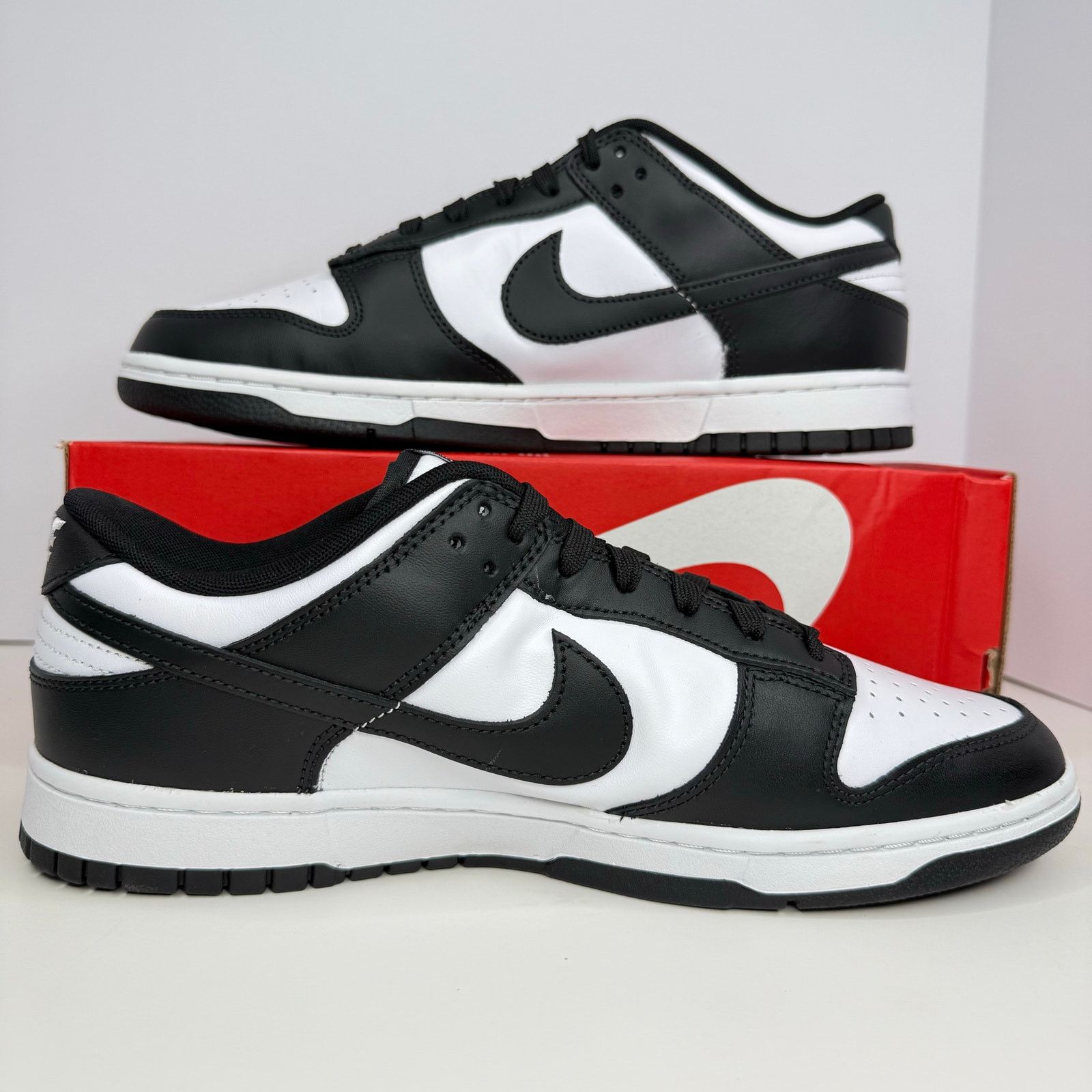 Nike Nike Dunk Low Retro White/Black Panda Size 12 Men Size US 12 / EU 45 - 2 Thumbnail