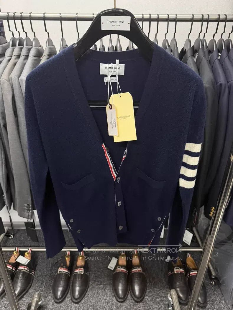 Thom Browne Thom Browne Cashmere Cardigan Size US S / EU 44-46 / 1 - 1 Thumbnail