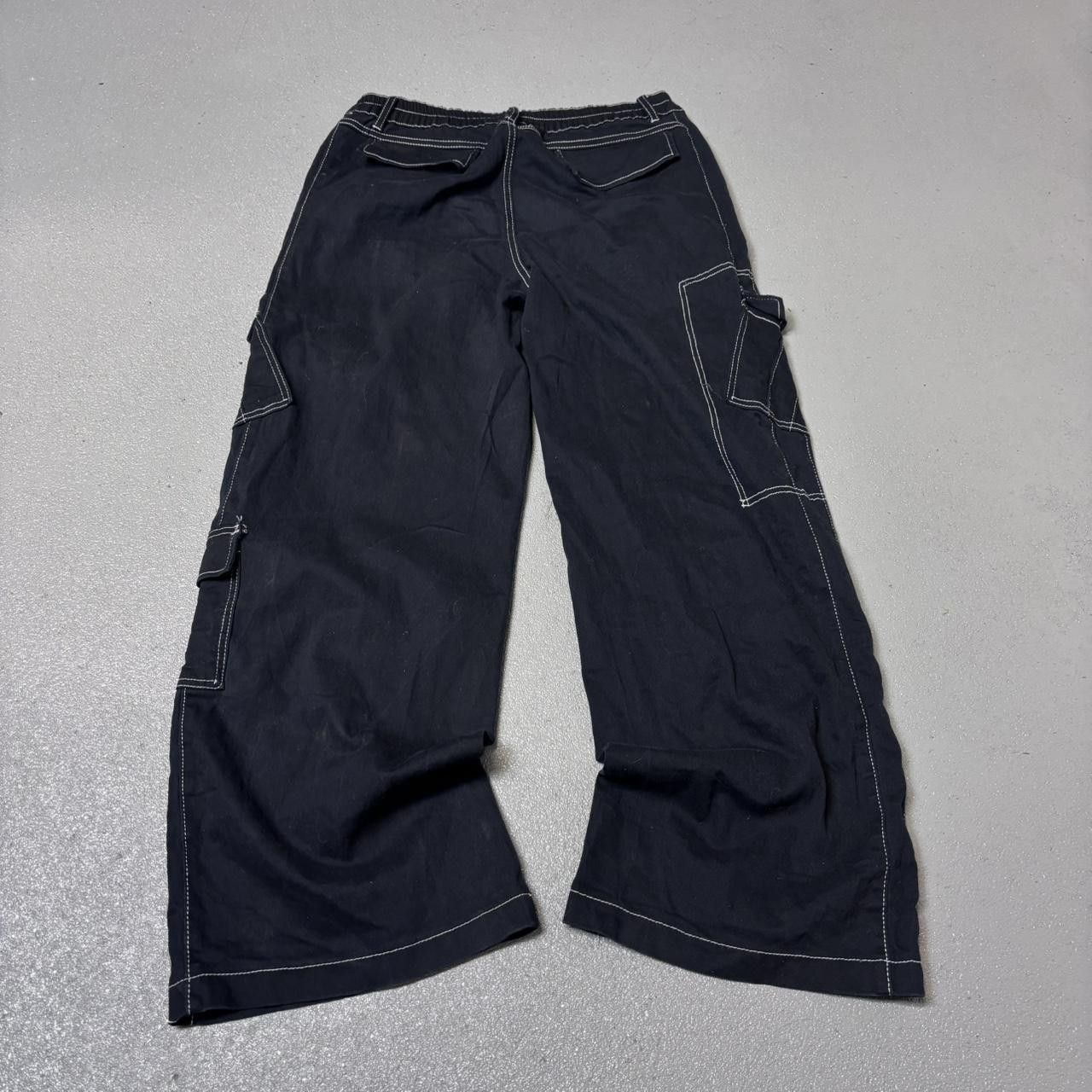 Japanese Brand × Vintage Vintage y2k 90s opium stitched cargo pants Size US 34 / EU 50 - 6 Thumbnail