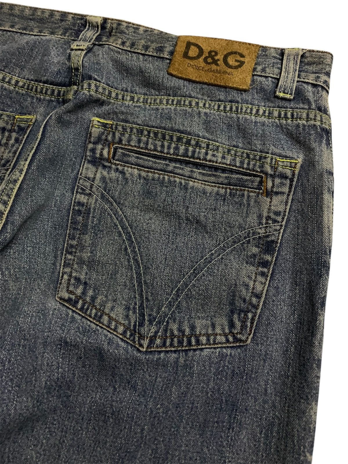 Dolce & Gabbana 💥D&G Dolce&Gabbana Donut Button Denim Size US 33 - 6 Thumbnail