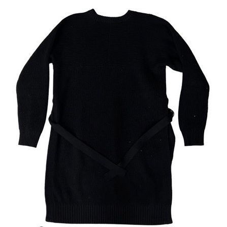 Athleta Athleta Women's Black Cable Knit Sweater Dress Size M Medium Size M / US 6-8 / IT 42-44 - 2 Thumbnail