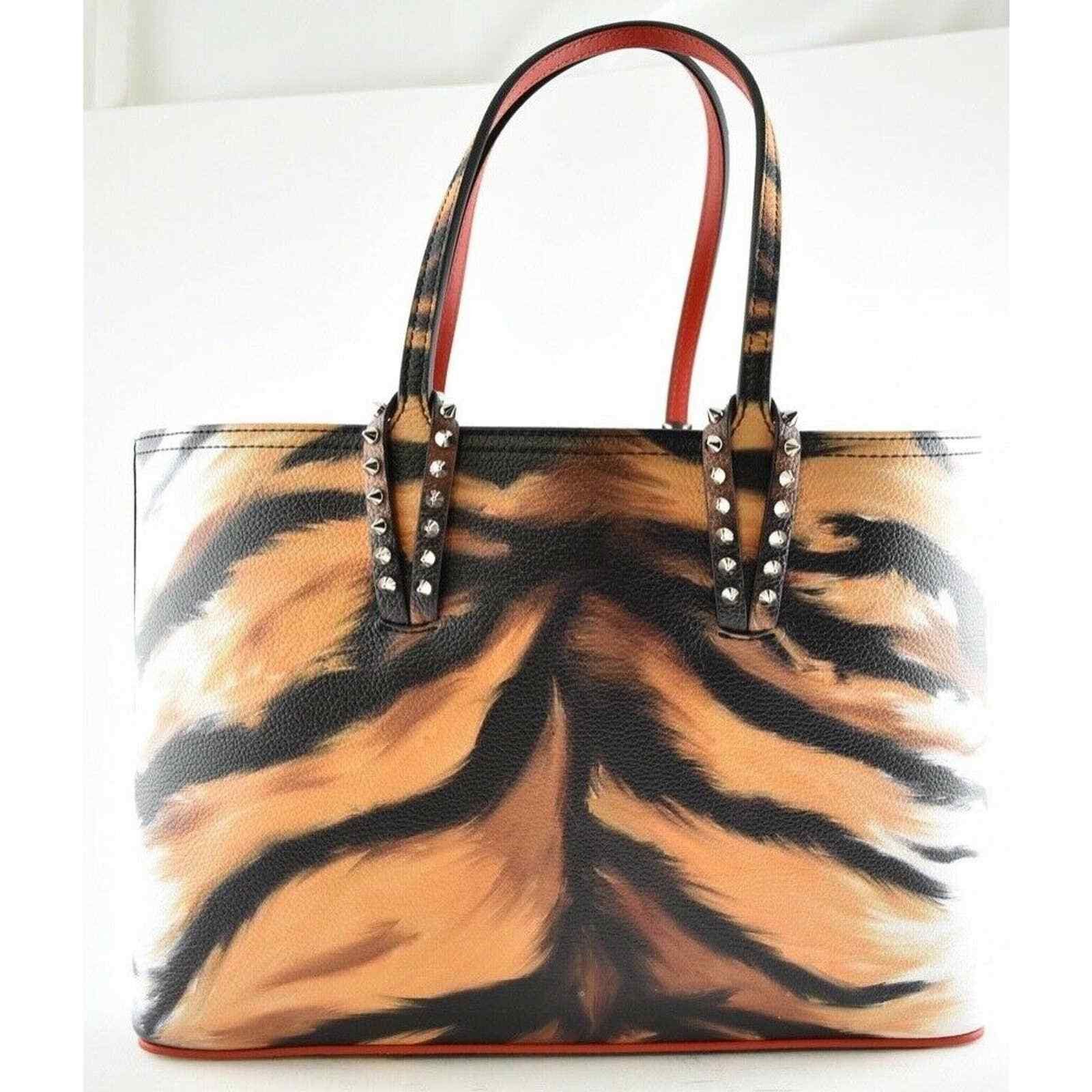 Christian Louboutin Christian Louboutin Cabata Bengale Leather Tote Shoulder Bag Size ONE SIZE - 4 Thumbnail