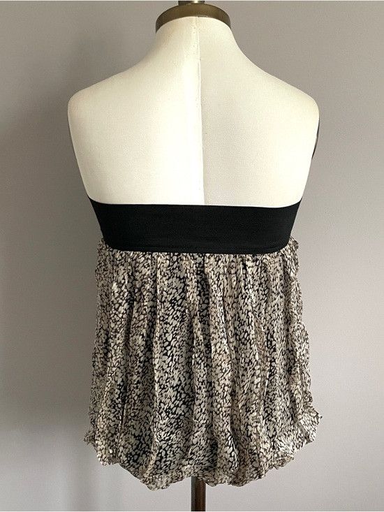 Zara Zara Dots Silk Chiffon Mini Bubble Skirt - S/M 🇪🇸 Size 28" / US 6 / IT 42 - 10 Thumbnail