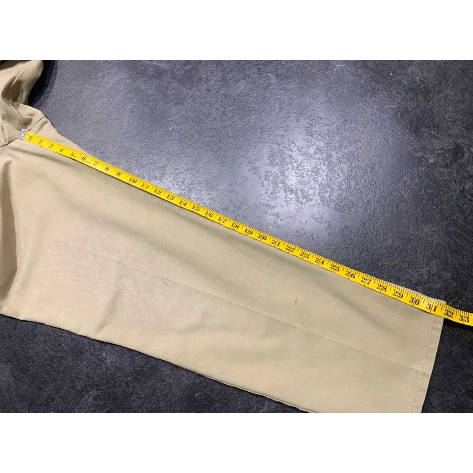 Vintage VF ImageWear Men's Khaki Pants 35x32 Casual Workwear Chinos Beige Size US 35 - 6 Thumbnail