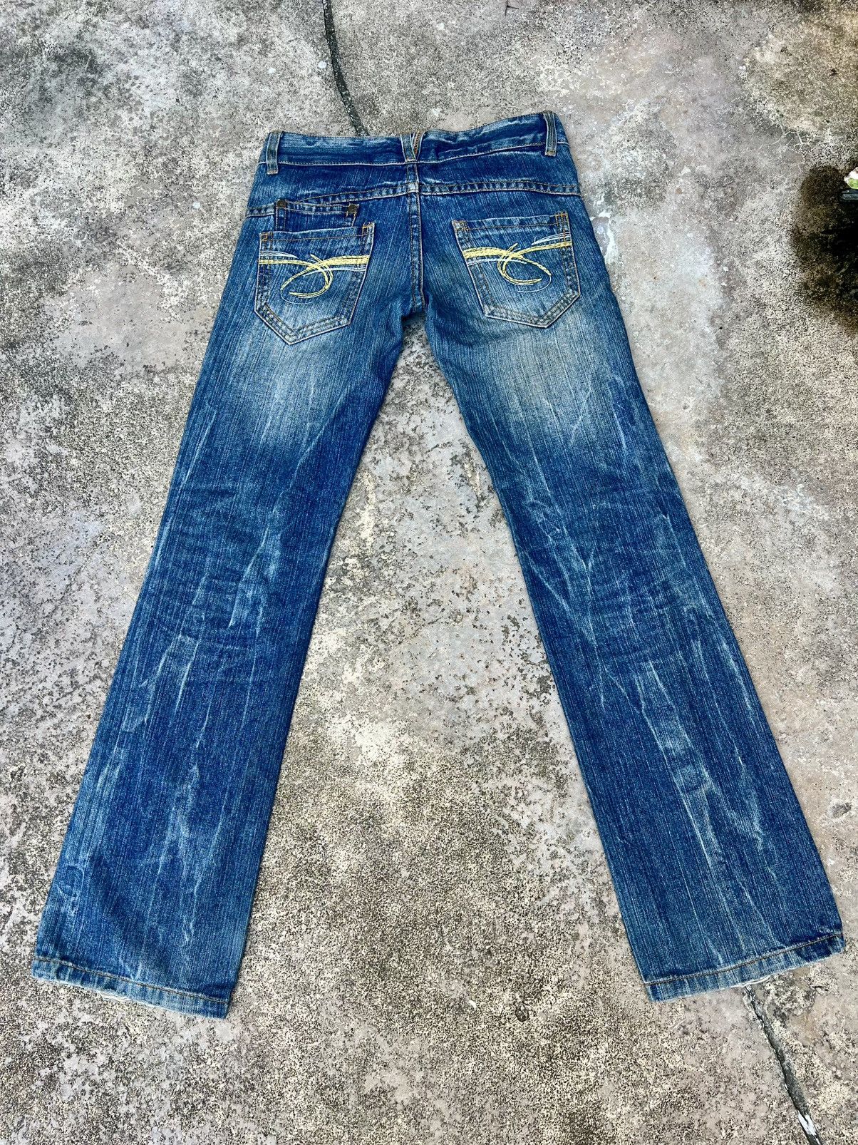 Japanese Brand × Vintage VINTAGE COME STAI? UPPEAT SMOKE FLARED DENIM Size US 30 / EU 46 - 16 Thumbnail